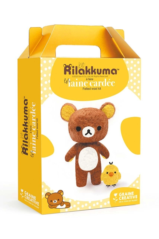 Graine Creative kit mascotte in lana fai da te Rilakkuma Carded Wool Kit