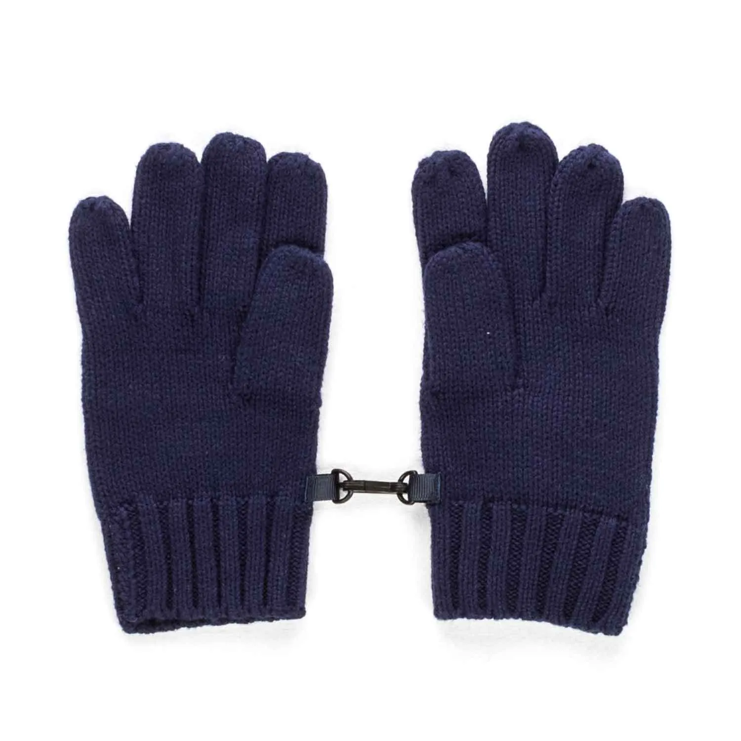 Guanti Blu Logo Bimbo Teen