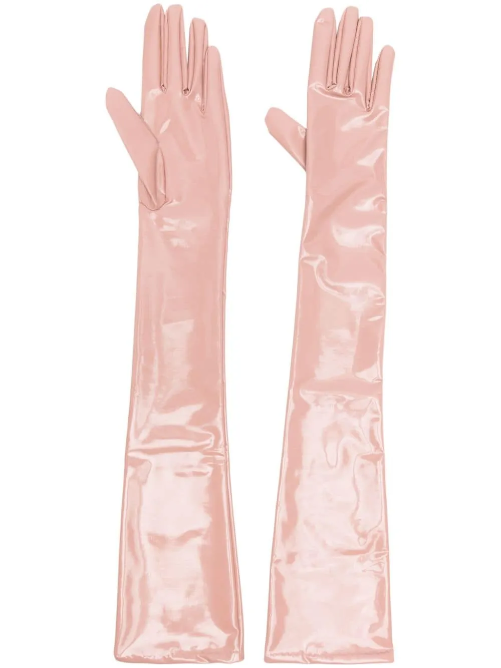 Guanti lunghi in rosa - donna