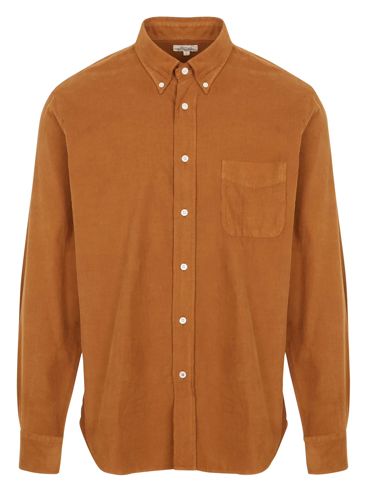  HARTFORD   PITT PAT - Camicia collo classico in cotone | Marrone