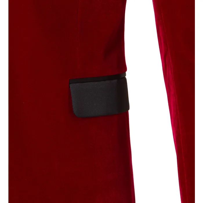 Henk ter Horst Giacca in velluto rosso