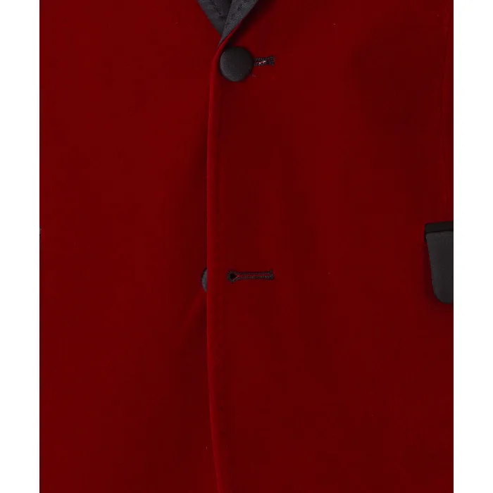 Henk ter Horst Giacca in velluto rosso