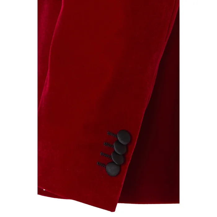 Henk ter Horst Giacca in velluto rosso