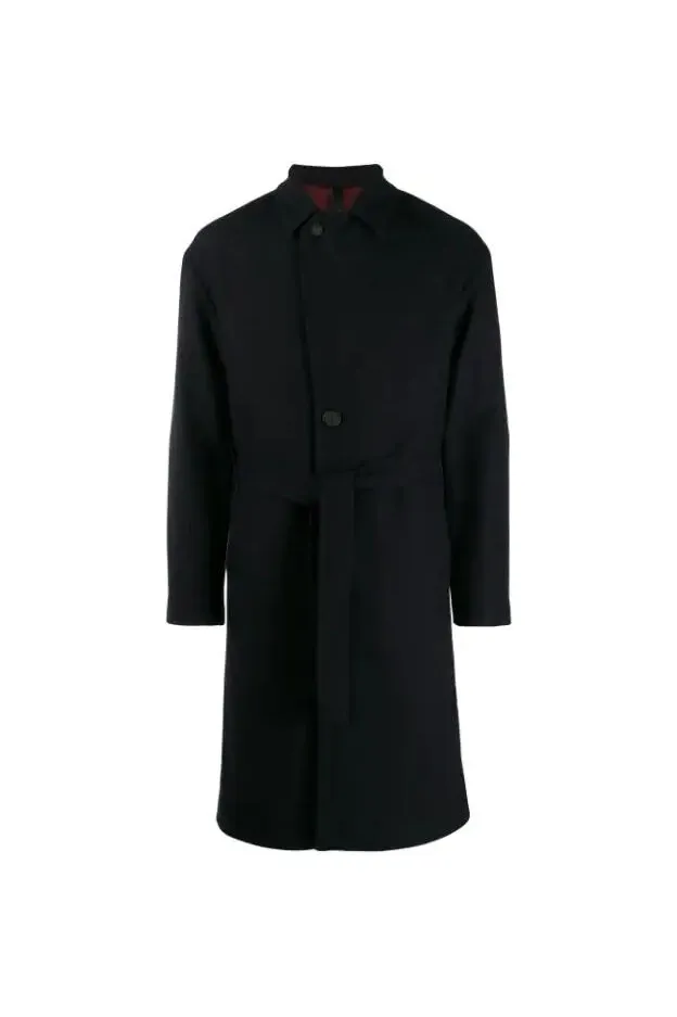 Hevo Cappotto OSTUNI Monopetto Con Cintura