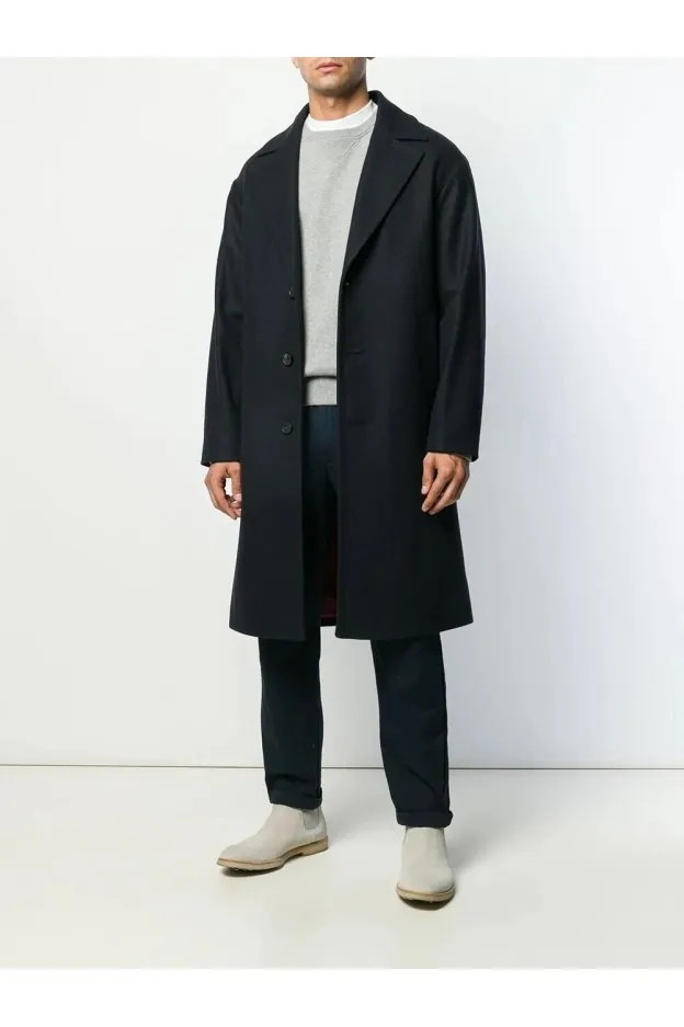Hevo Cappotto OSTUNI Monopetto Con Cintura