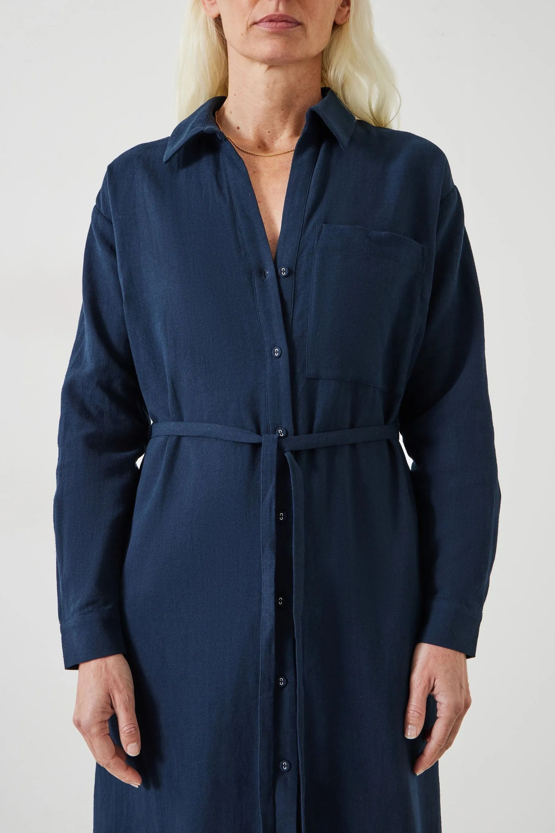Hush - Florence - Abito chemisier maxi