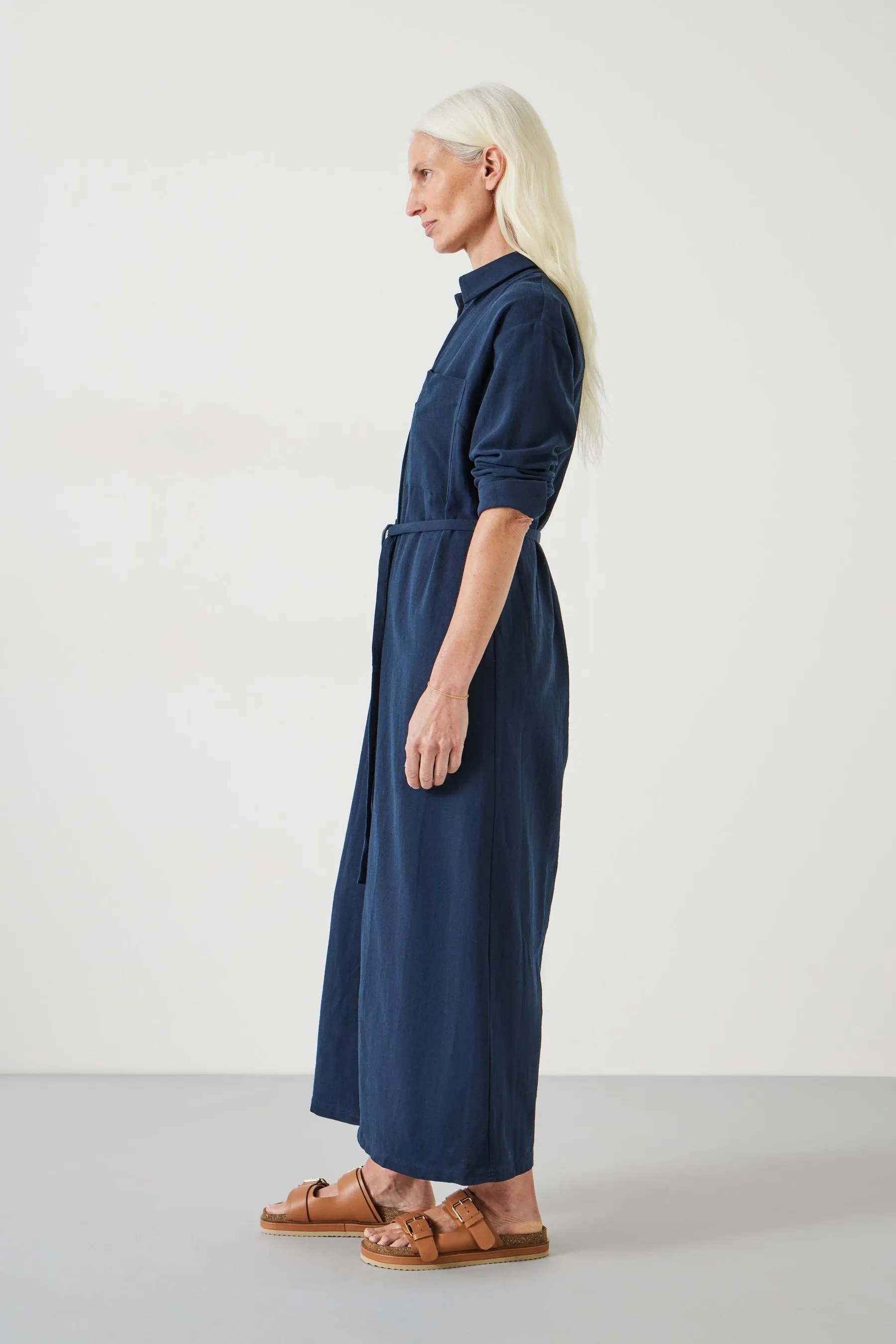 Hush - Florence - Abito chemisier maxi