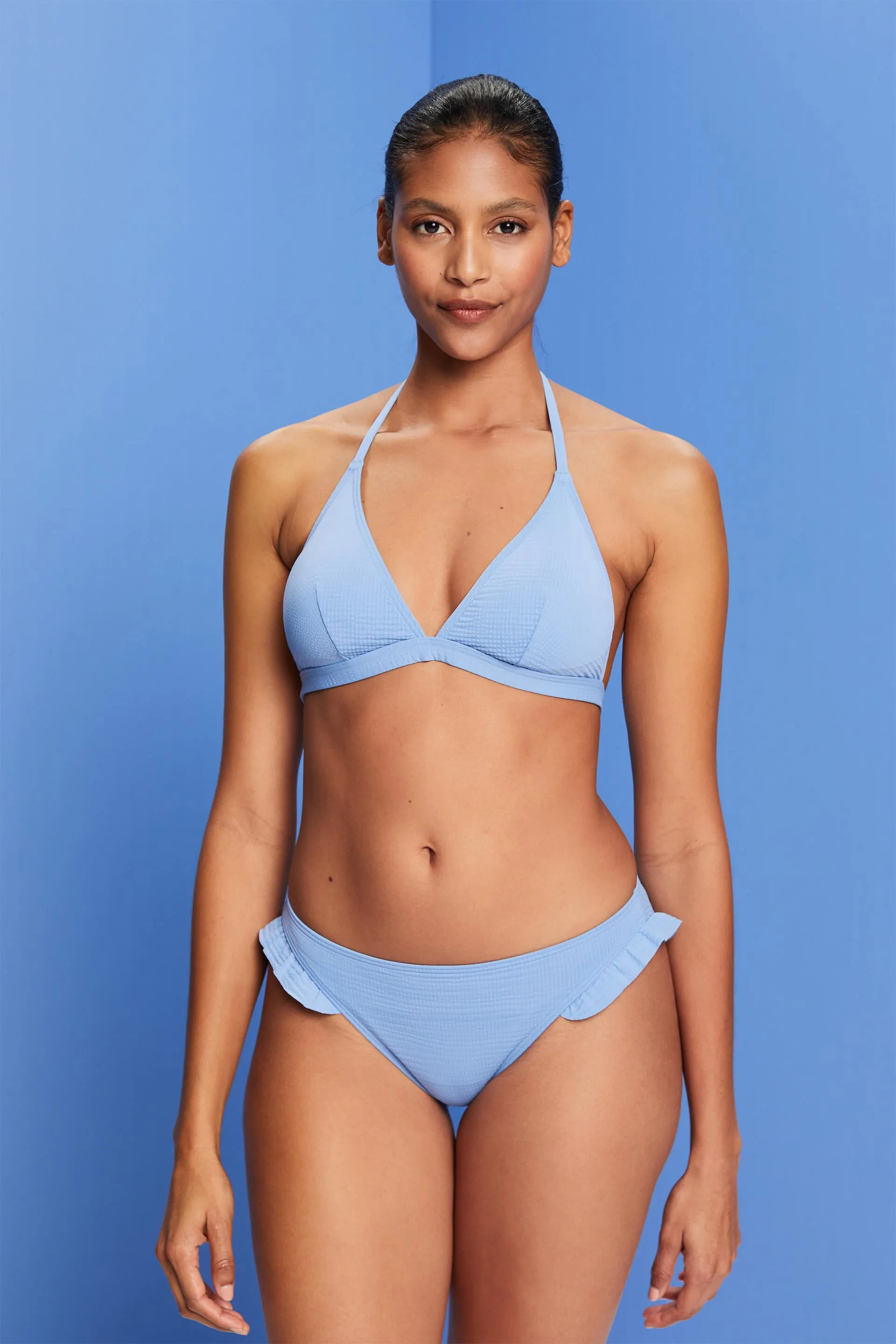 In materiale riciclato: reggiseno imbottito a triangolo