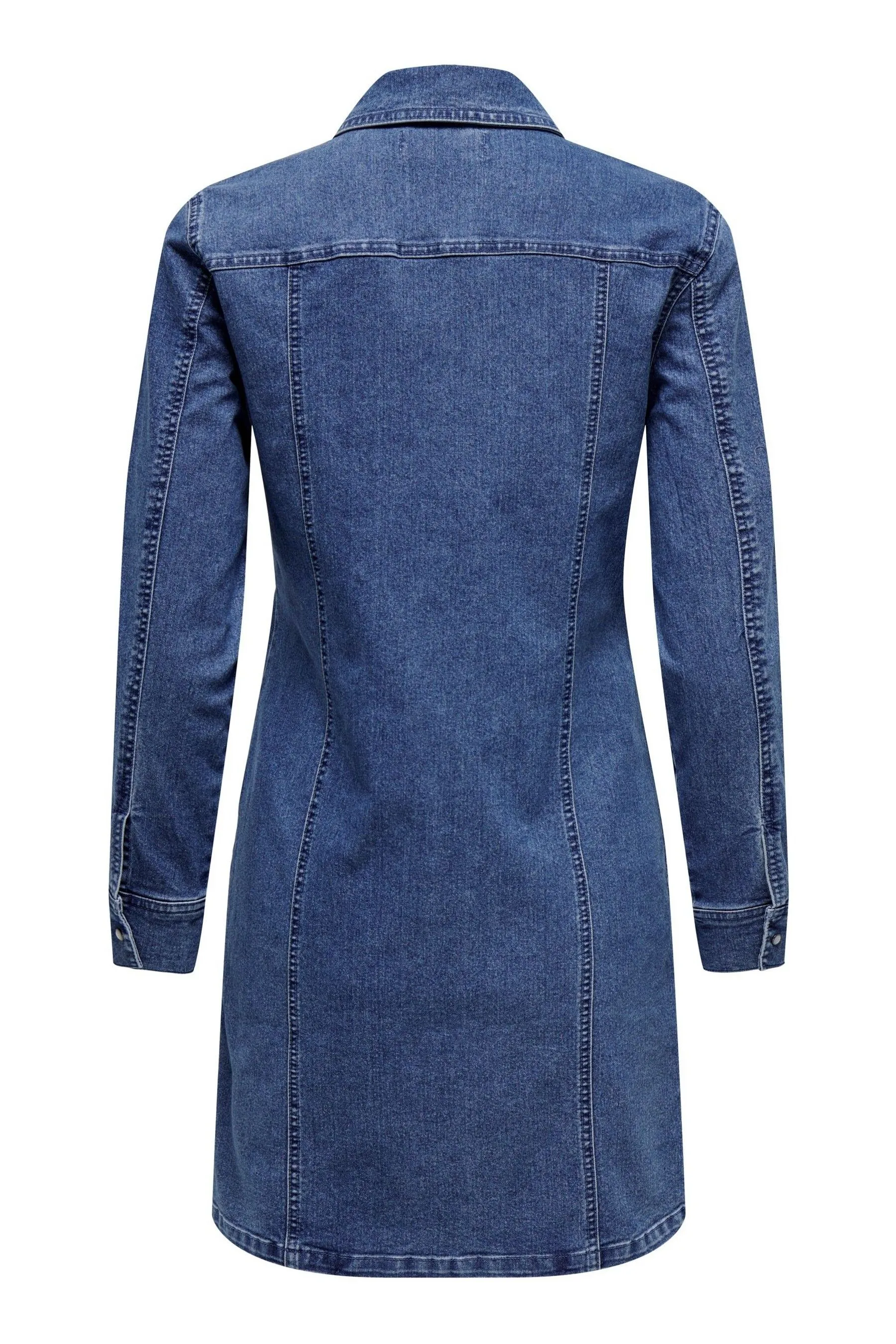 JDY Manica lunga Denim - Abito chemisier