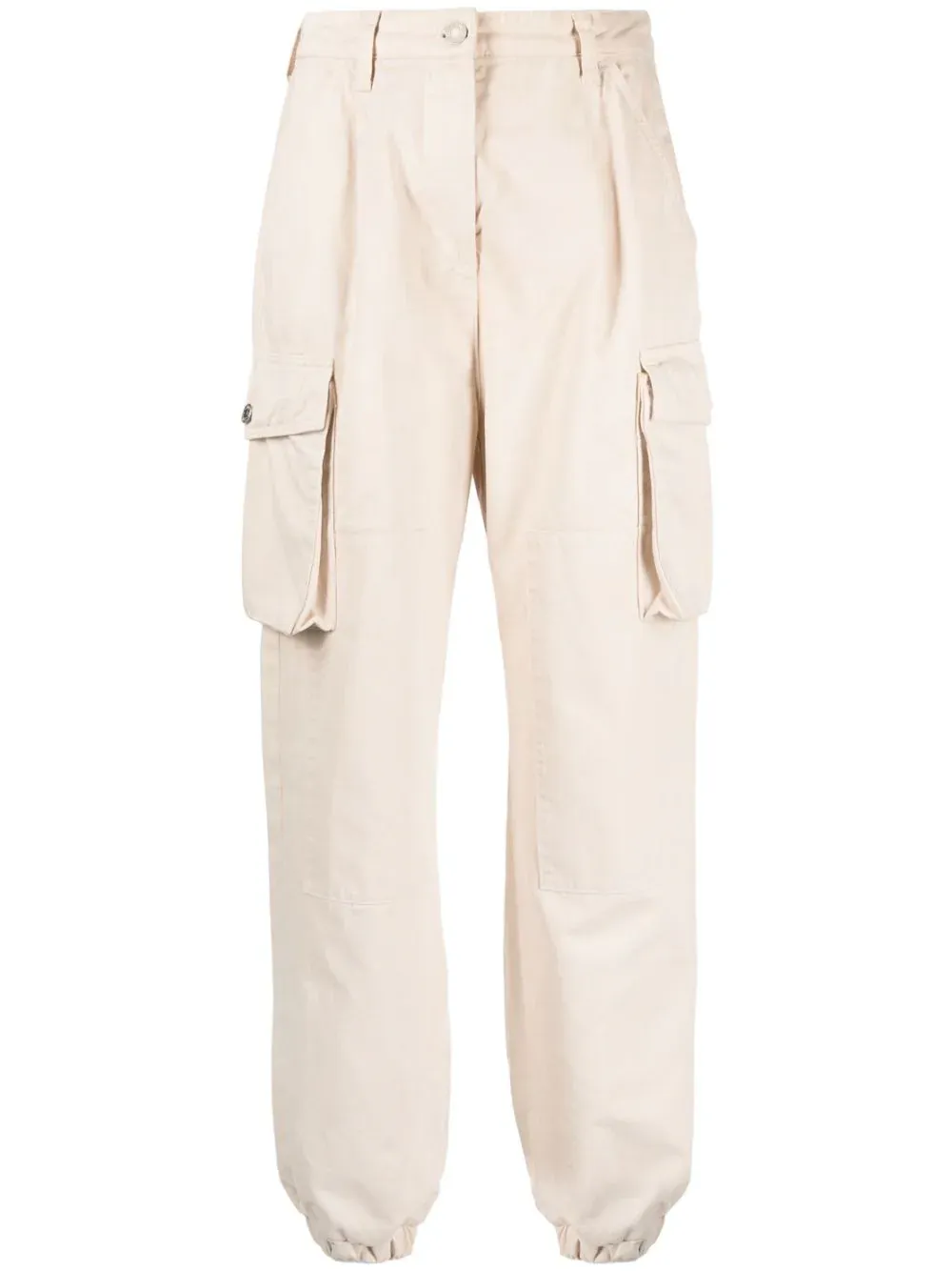 JEANS BEIGE IN COTONE