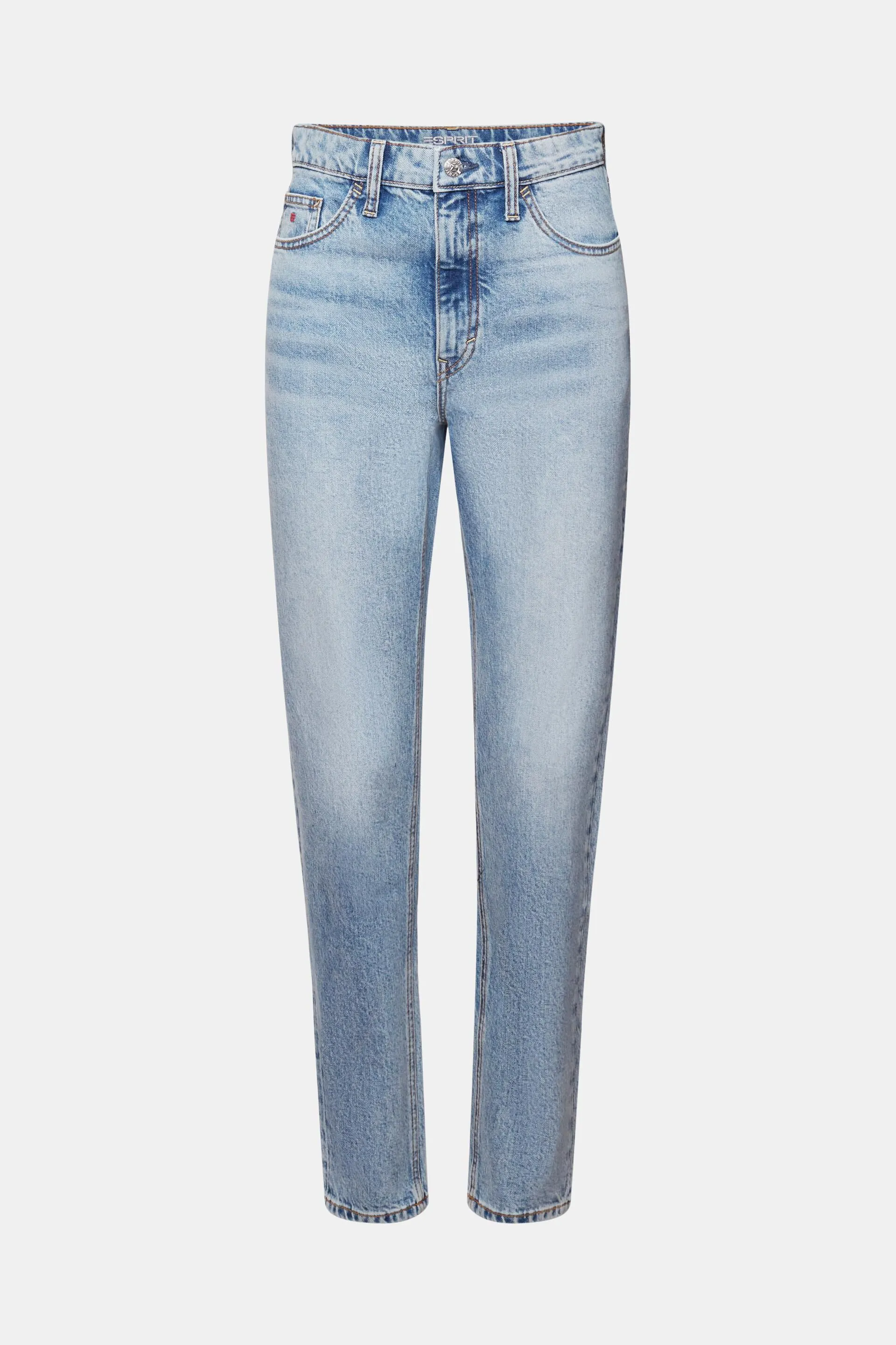 Jeans retrò dal taglio classico a vita alta