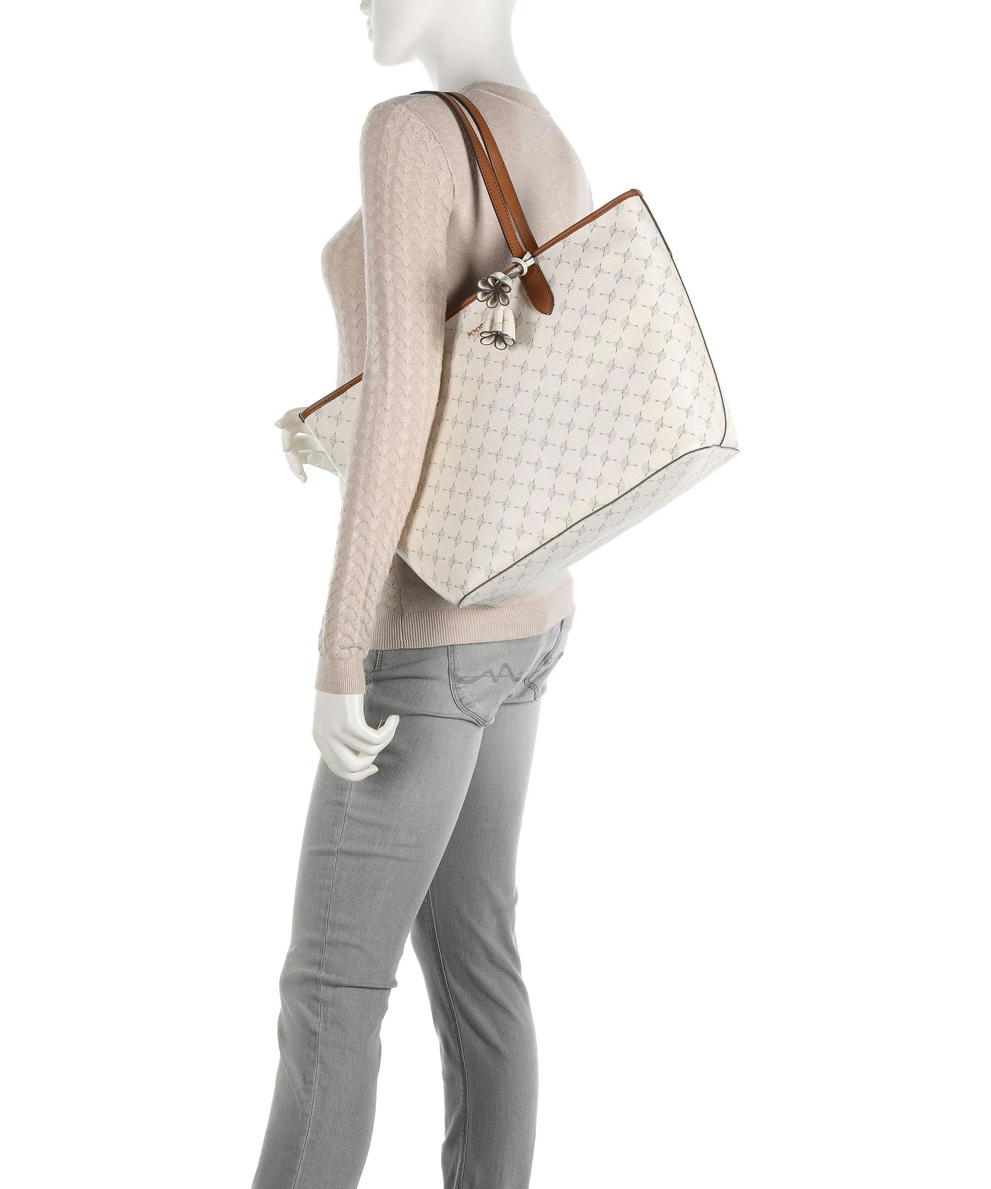  JOOP! Cortina 1.0 Lara Borsa shopper pelle sintetica bianco  