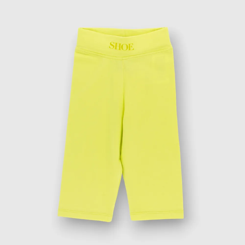 Leggings corto Shoe Giallo