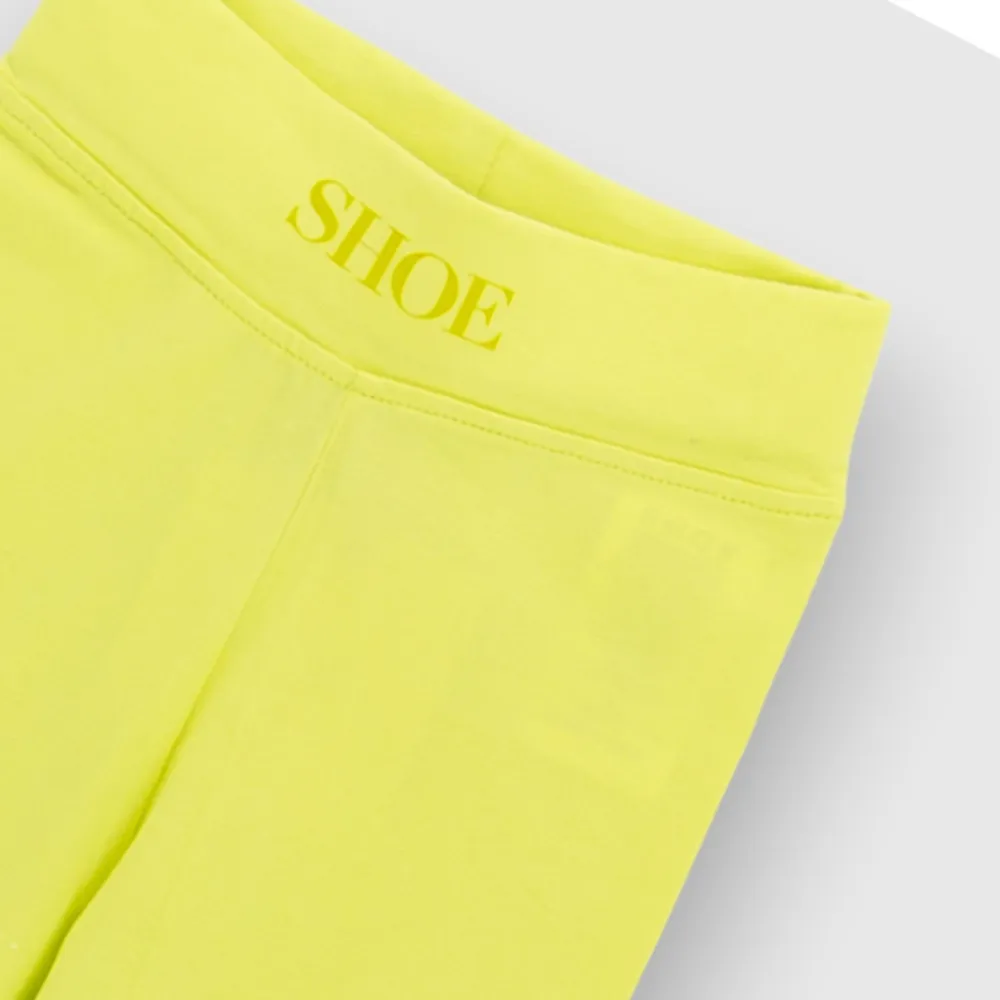 Leggings corto Shoe Giallo