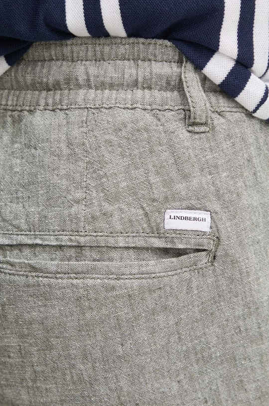 Lindbergh pantaloni in lino misto