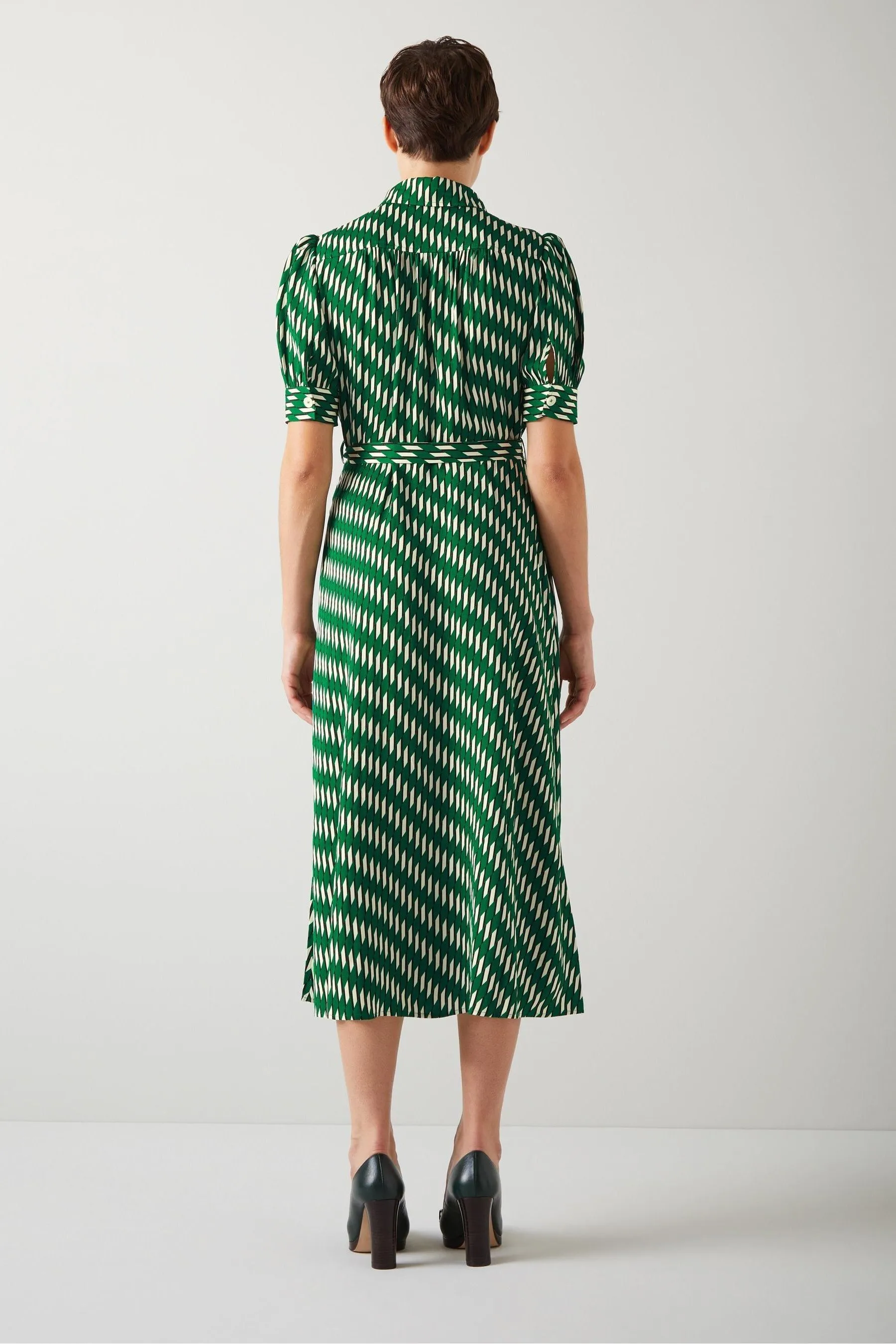 LK Bennett - Valerie Modernist - Abito chemisier con Stampa