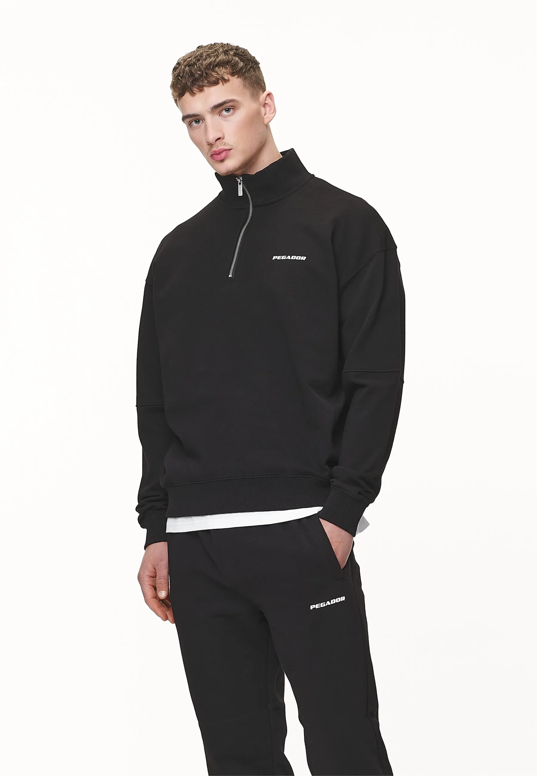 LOGO HALFZIP - Felpa