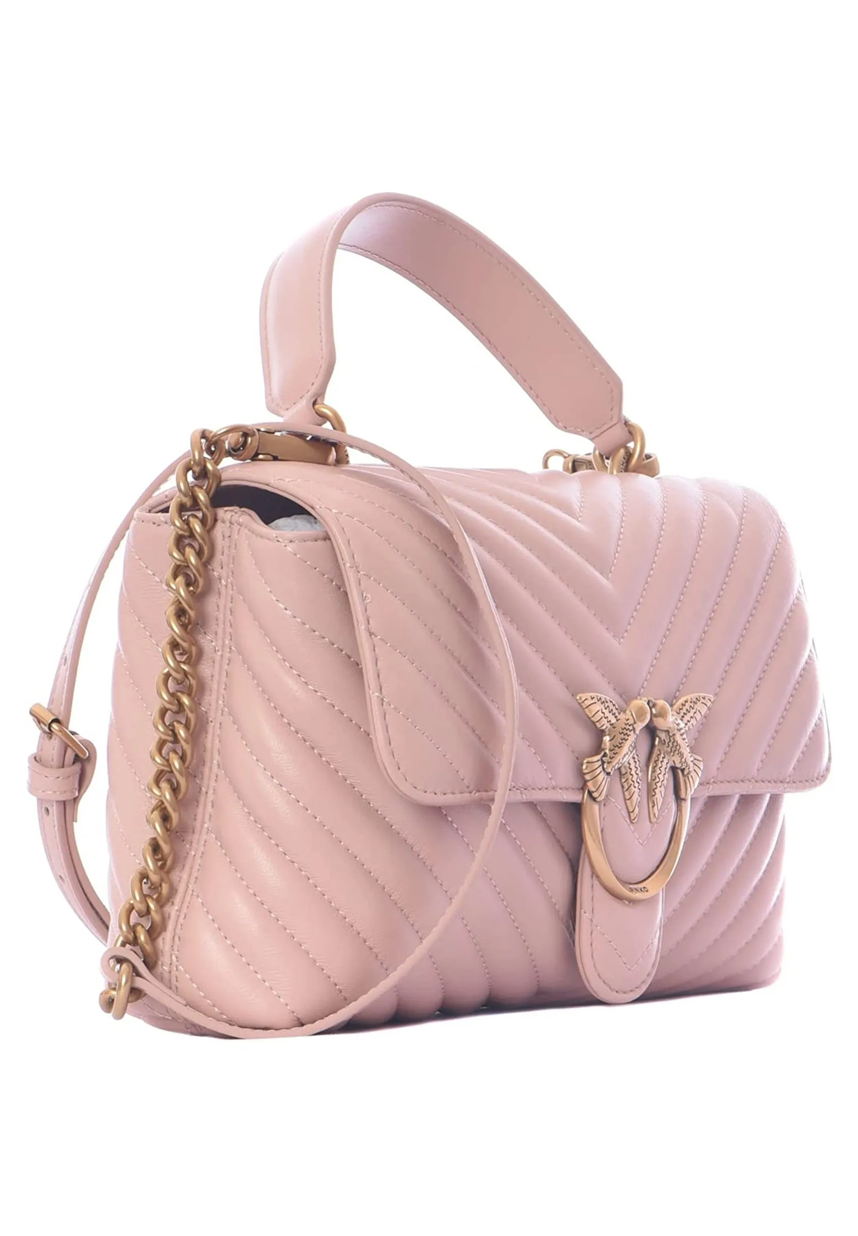 LOVE PUFF CLASSIC MONO MANICO CHEVRON 100043 A0 - Borsa a mano