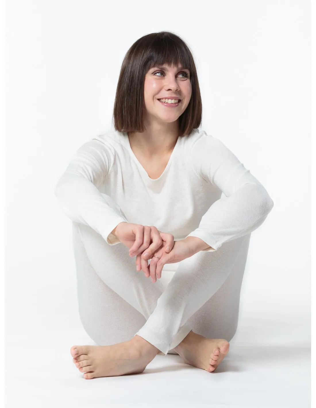 MAGLIA DONNA MANICHE LUNGHE IN SETA BURETTA