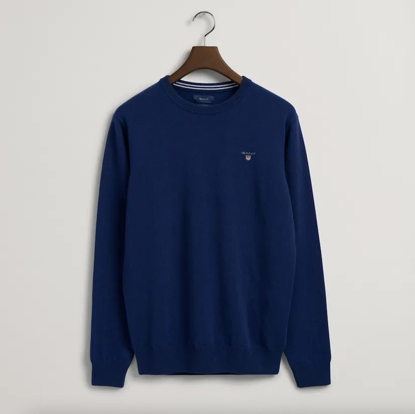 Maglia Gant Uomo girocollo in lana d’agnello 86211-436