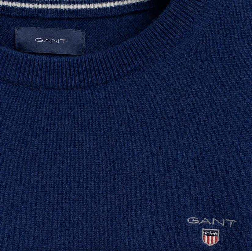 Maglia Gant Uomo girocollo in lana d’agnello 86211-436