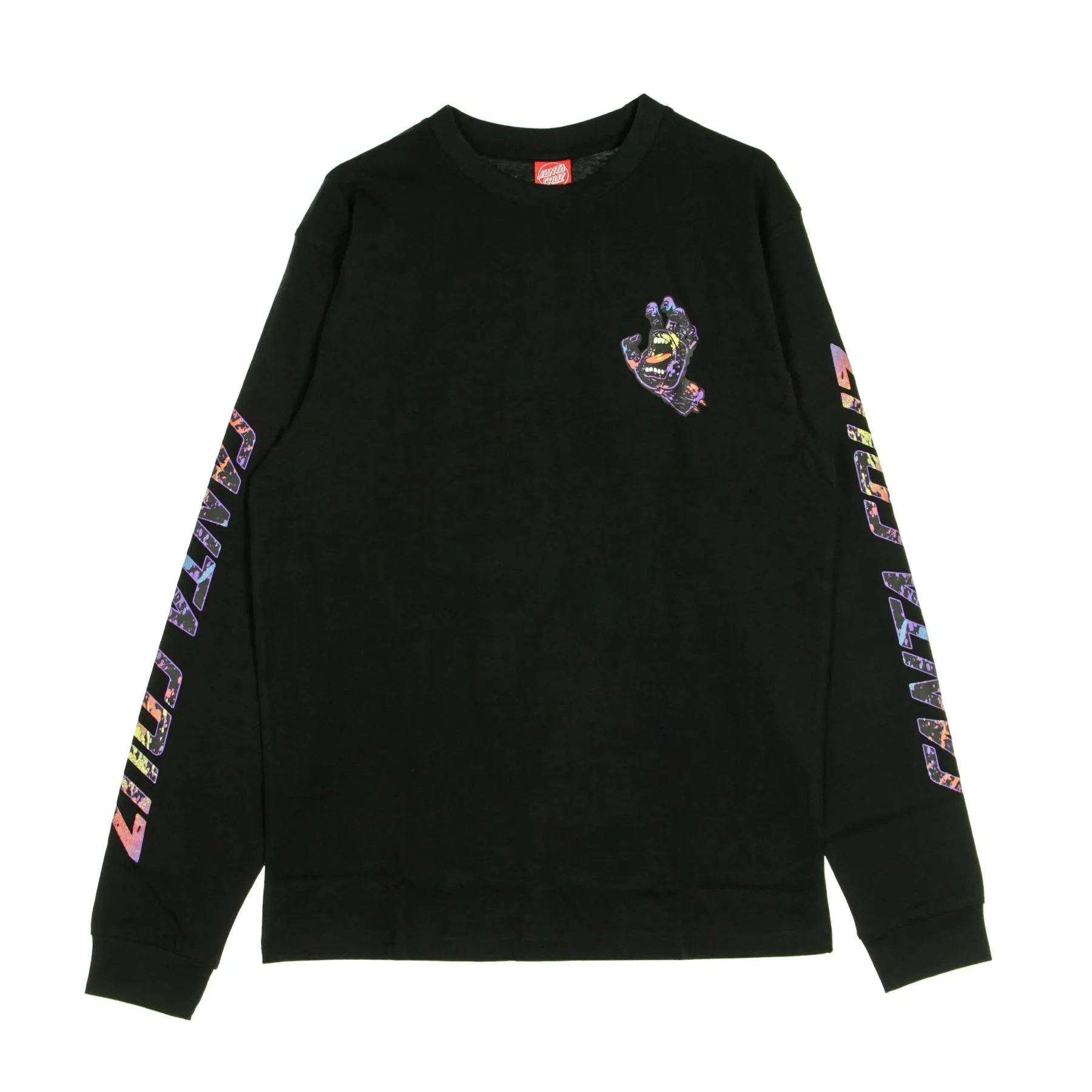 Maglietta Manica Lunga Uomo Hand Splatter L/s Black