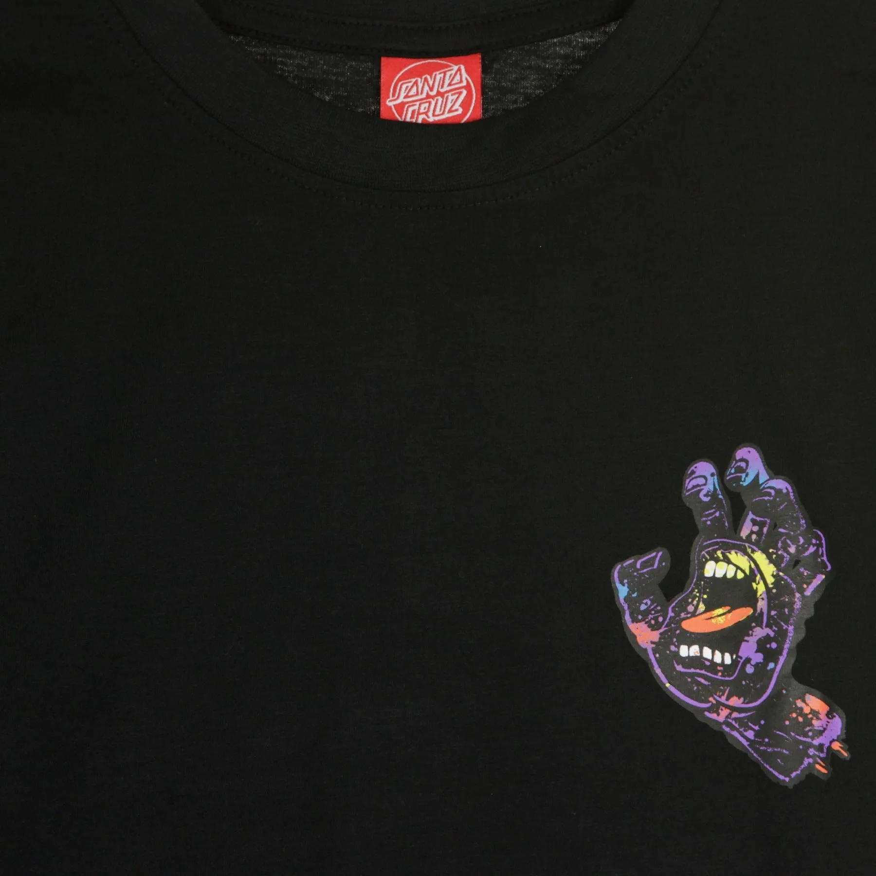 Maglietta Manica Lunga Uomo Hand Splatter L/s Black