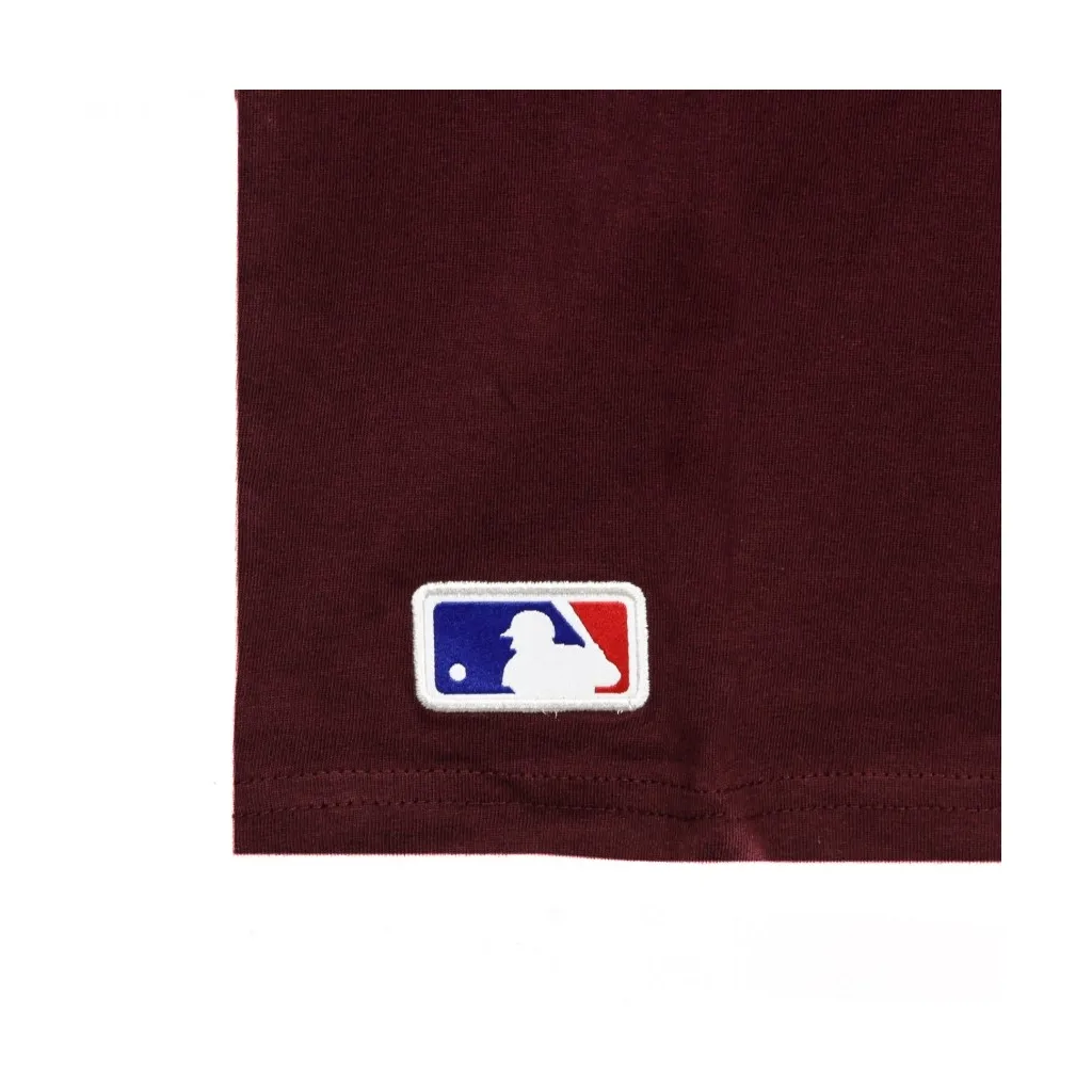 MAGLIETTA MLB SEASONAL TEAM LOGO TEE LOSDOD BURGUNDY/WHITE