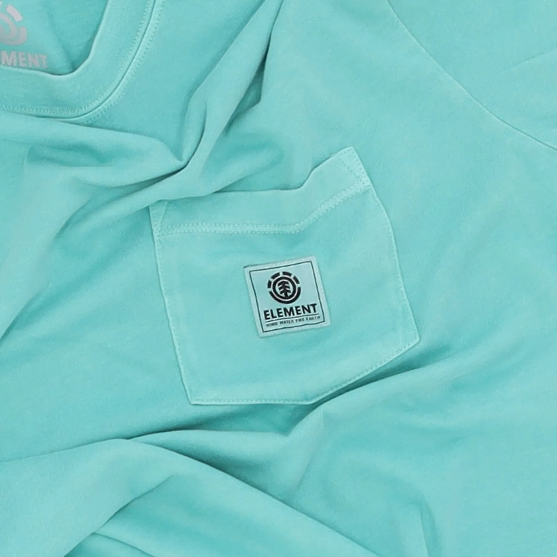 Maglietta Uomo Basic Pocket Pigment Tee Lagoon