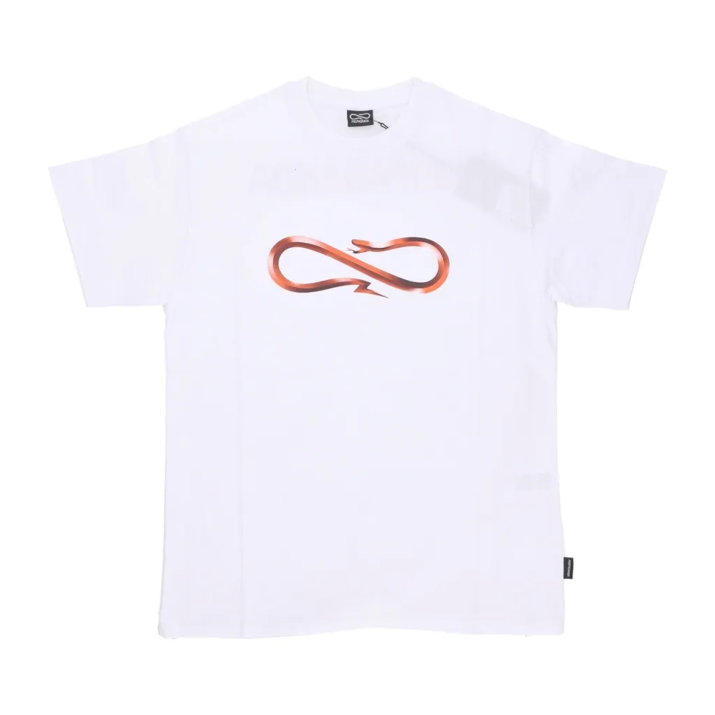 maglietta uomo logo steel tee WHITE