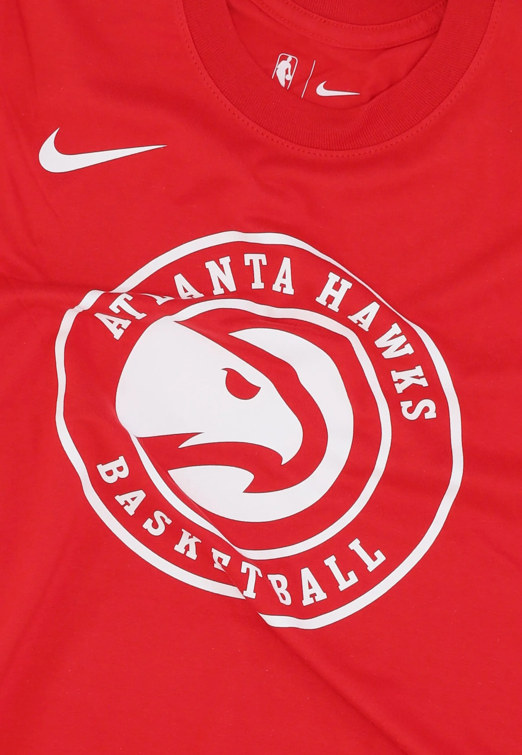 Maglietta Uomo Nba Essential Logo1 Tee Atlhaw University Red