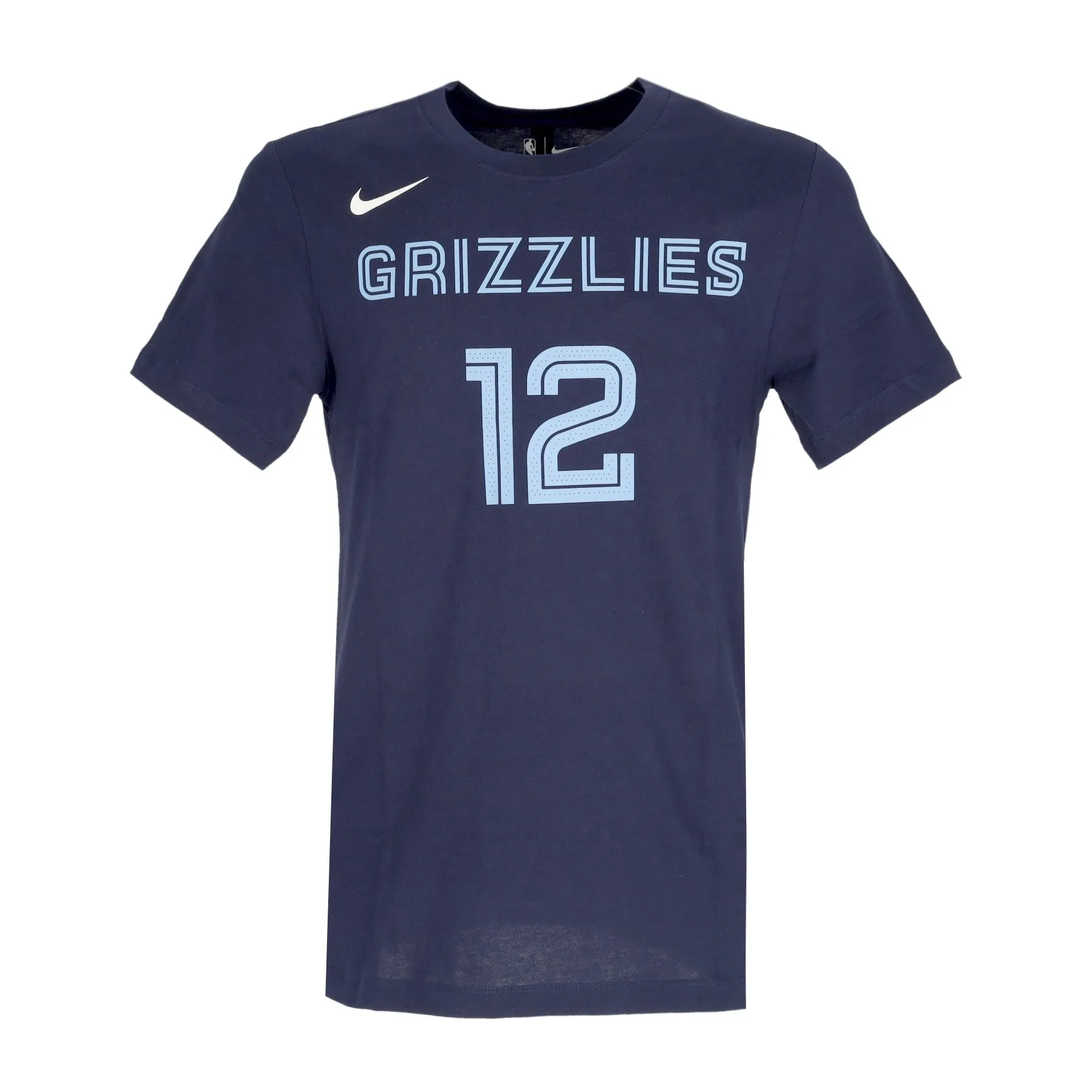 Maglietta Uomo Nba Essential Tee No 12 Ja Morant Memgri College Navy