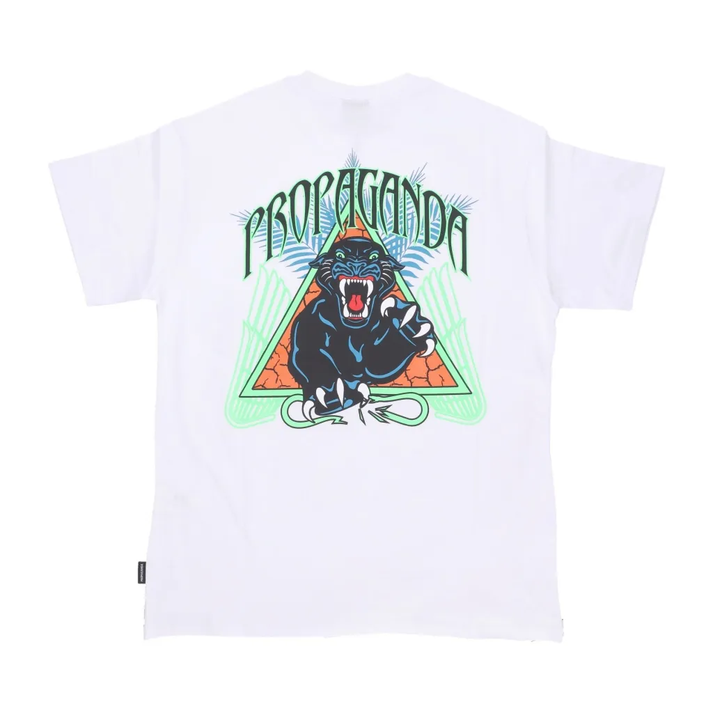 maglietta uomo triangle panther tee WHITE