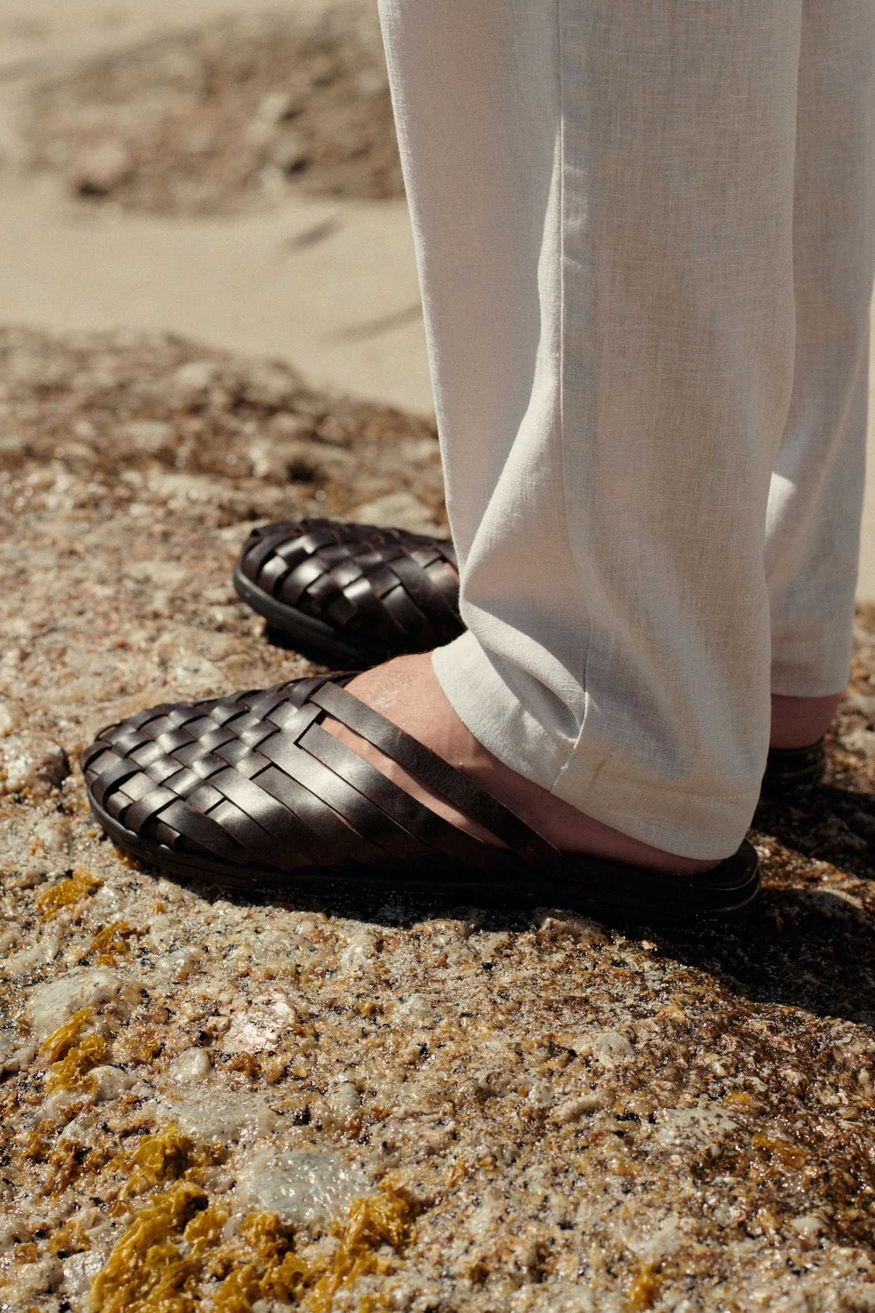 Marrone  - Sabot in pelle