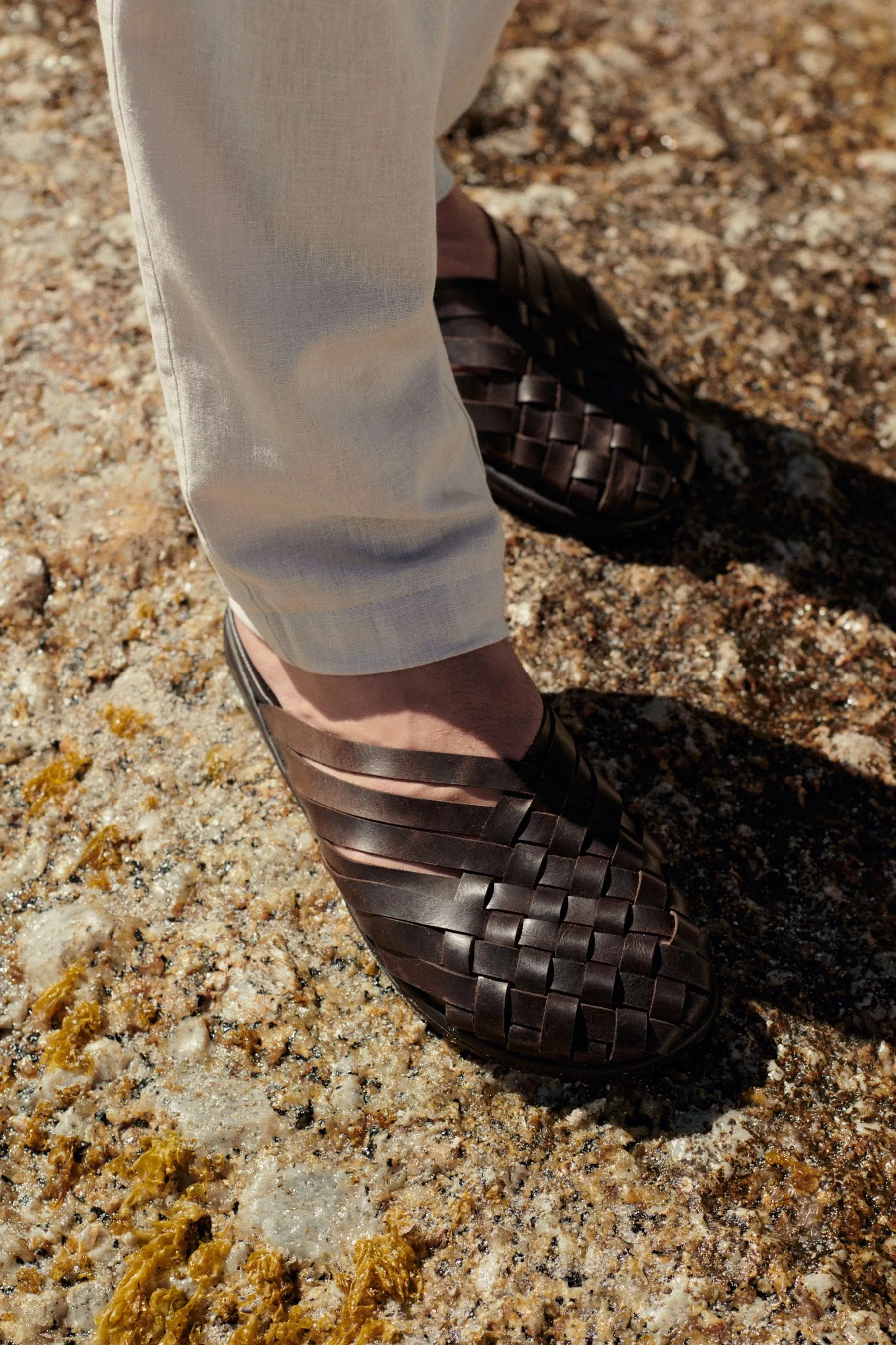 Marrone  - Sabot in pelle