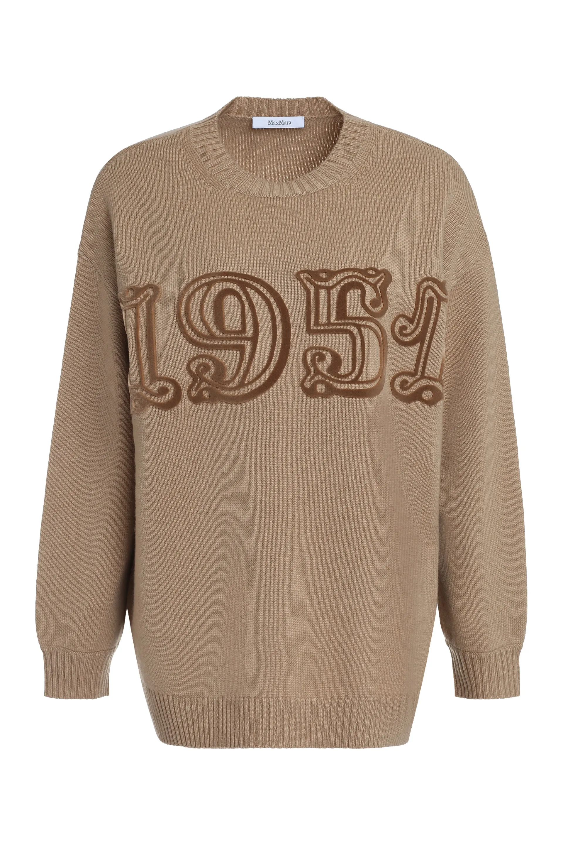 Max Mara Pullover girocollo Fido in lana e cachemire