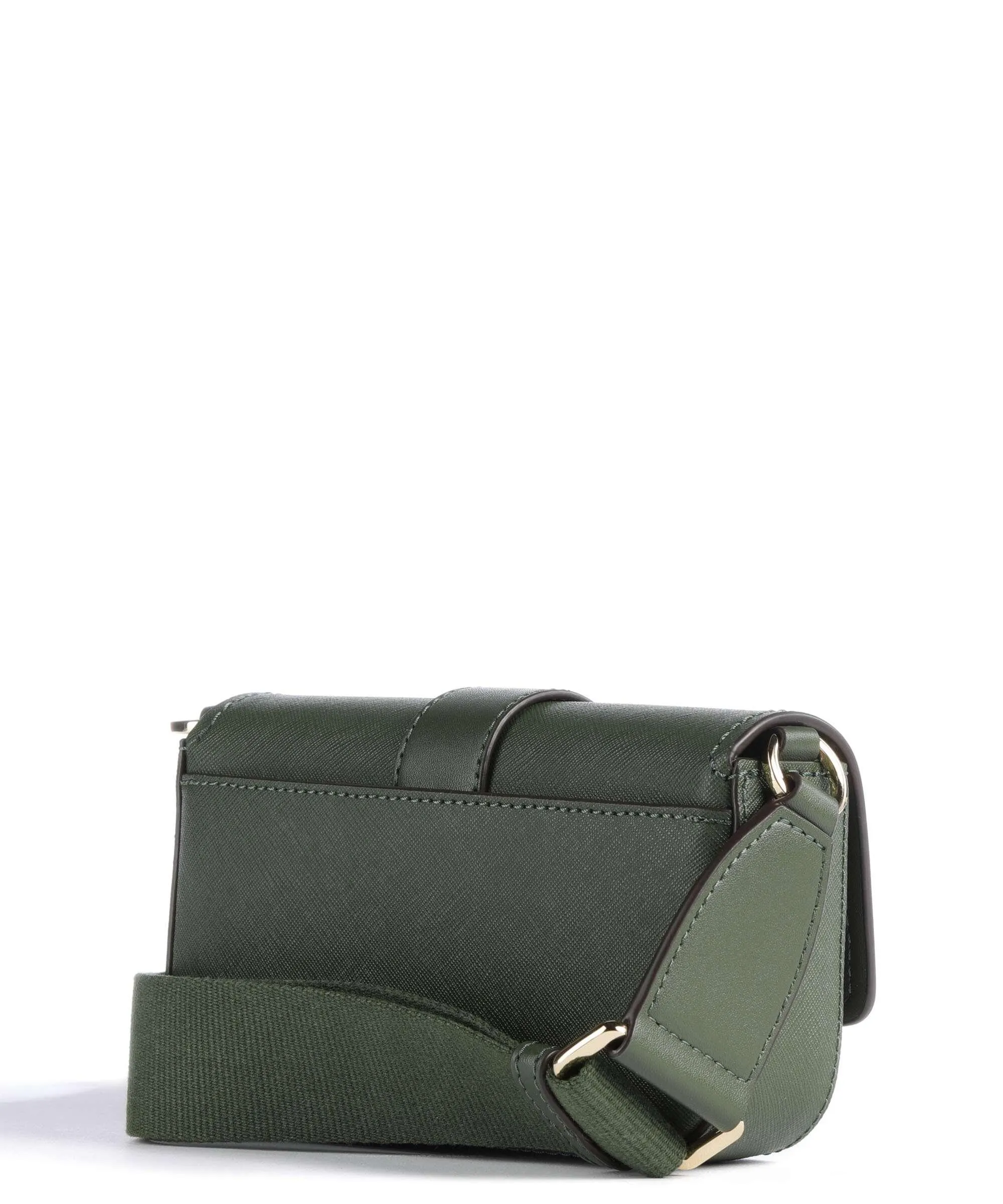  Michael Kors Greenwich Borsa a tracolla pelle di vacchetta saffiano verde scuro  