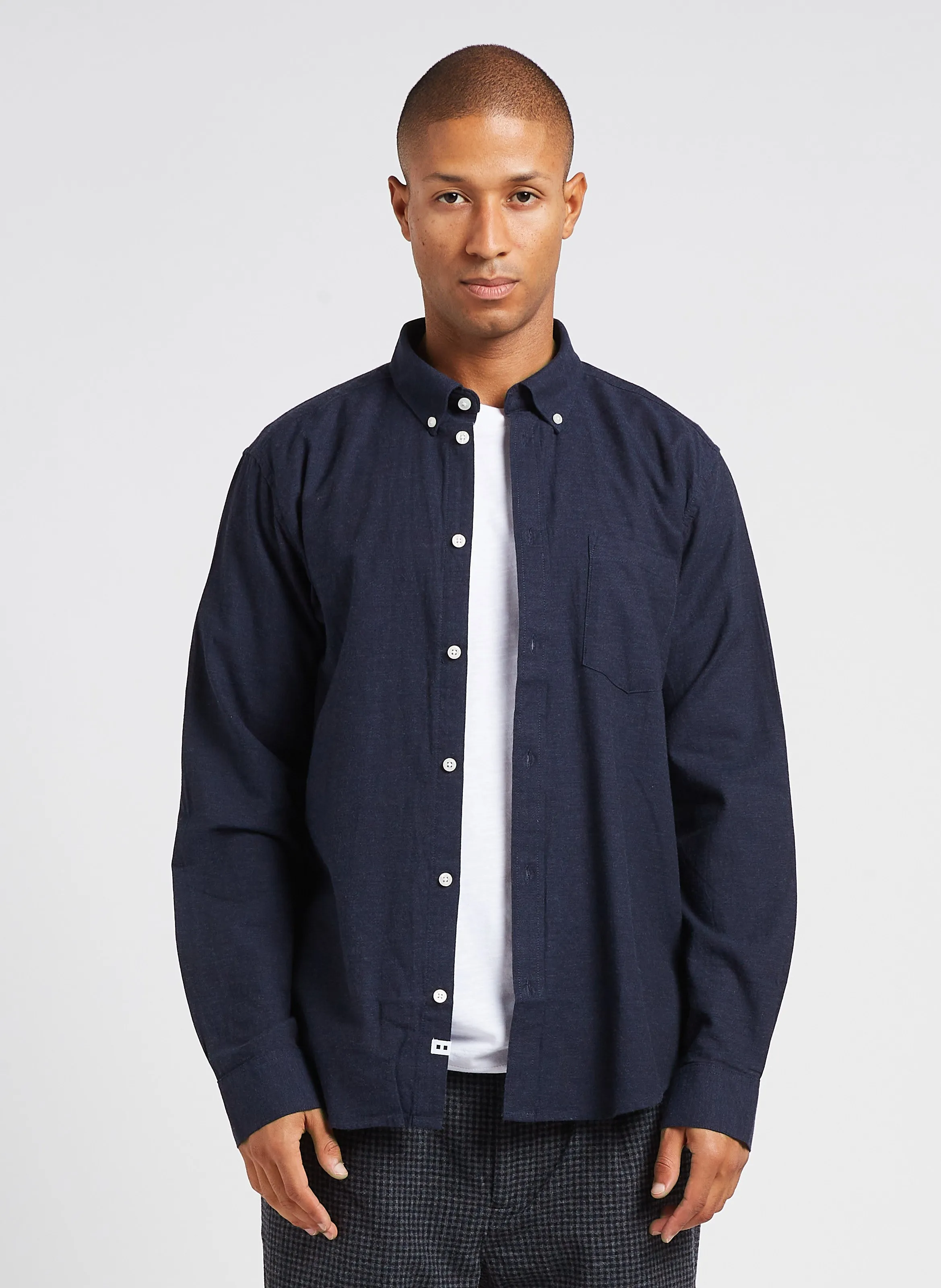  MINIMUM   Jay 3.0 - Camicia regular fit in cotone bio | Verde