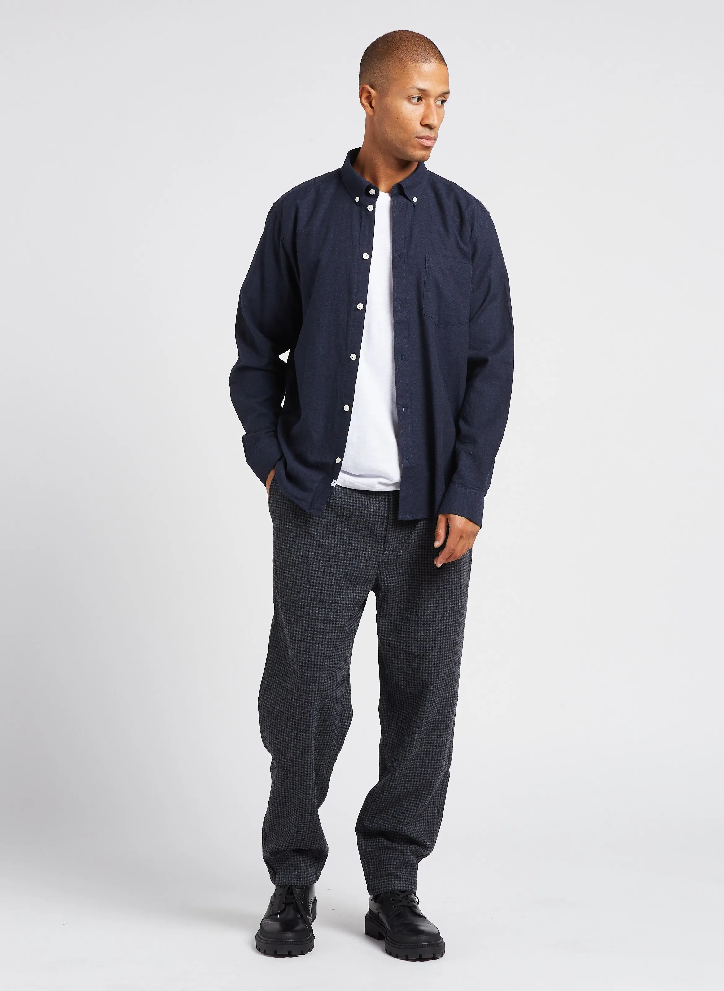  MINIMUM   Jay 3.0 - Camicia regular fit in cotone bio | Verde