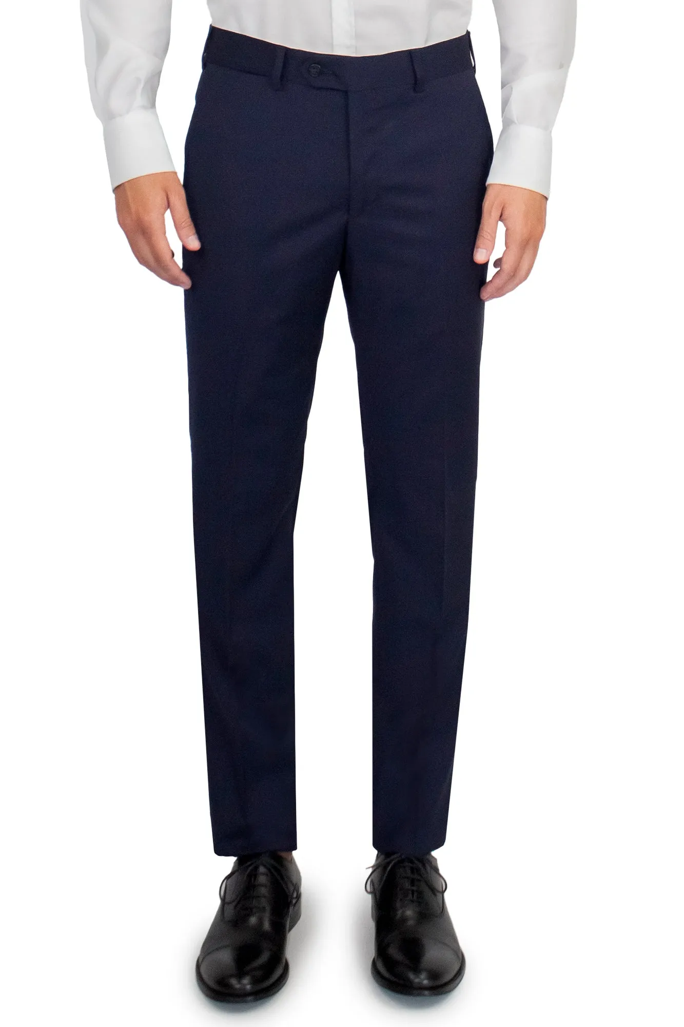 Mix & Match - Pantaloni in lana natural stretch (drop 4 corto)