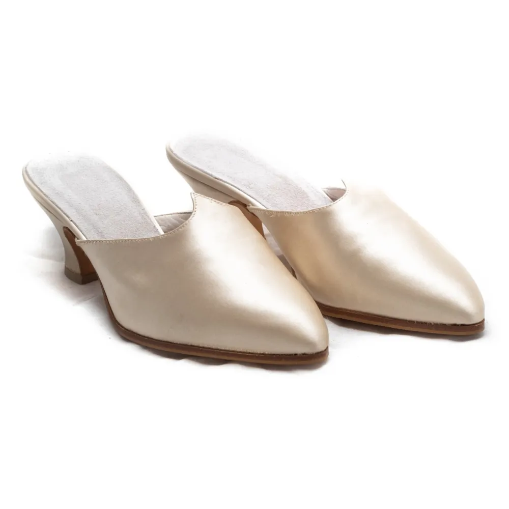 Nicolao Atelier - Sabot - Donna Colore Crema - Calzatura - Made in Italy - Luxury Exclusive Collection