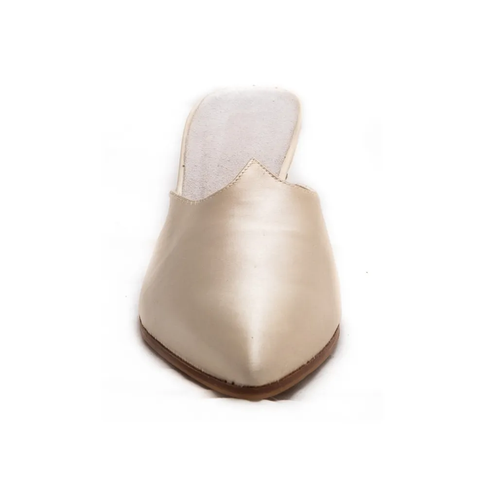 Nicolao Atelier - Sabot - Donna Colore Crema - Calzatura - Made in Italy - Luxury Exclusive Collection