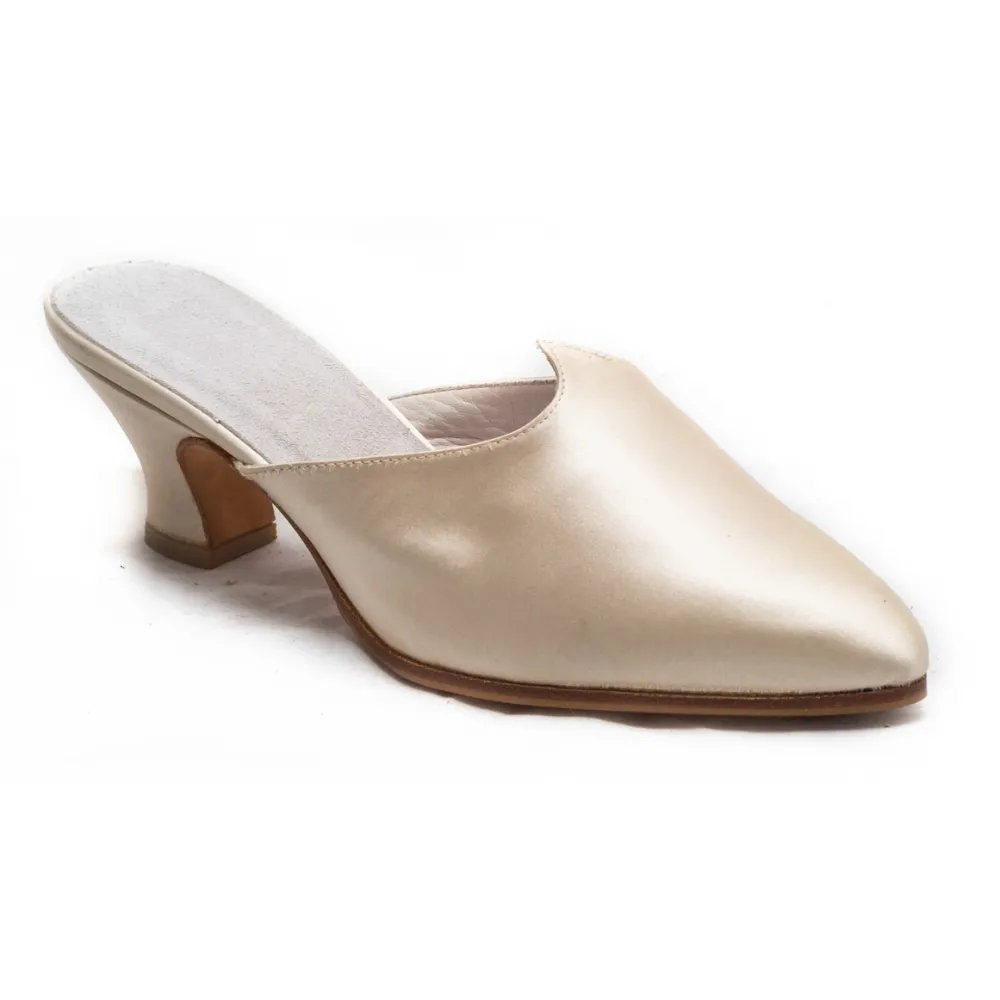 Nicolao Atelier - Sabot - Donna Colore Crema - Calzatura - Made in Italy - Luxury Exclusive Collection