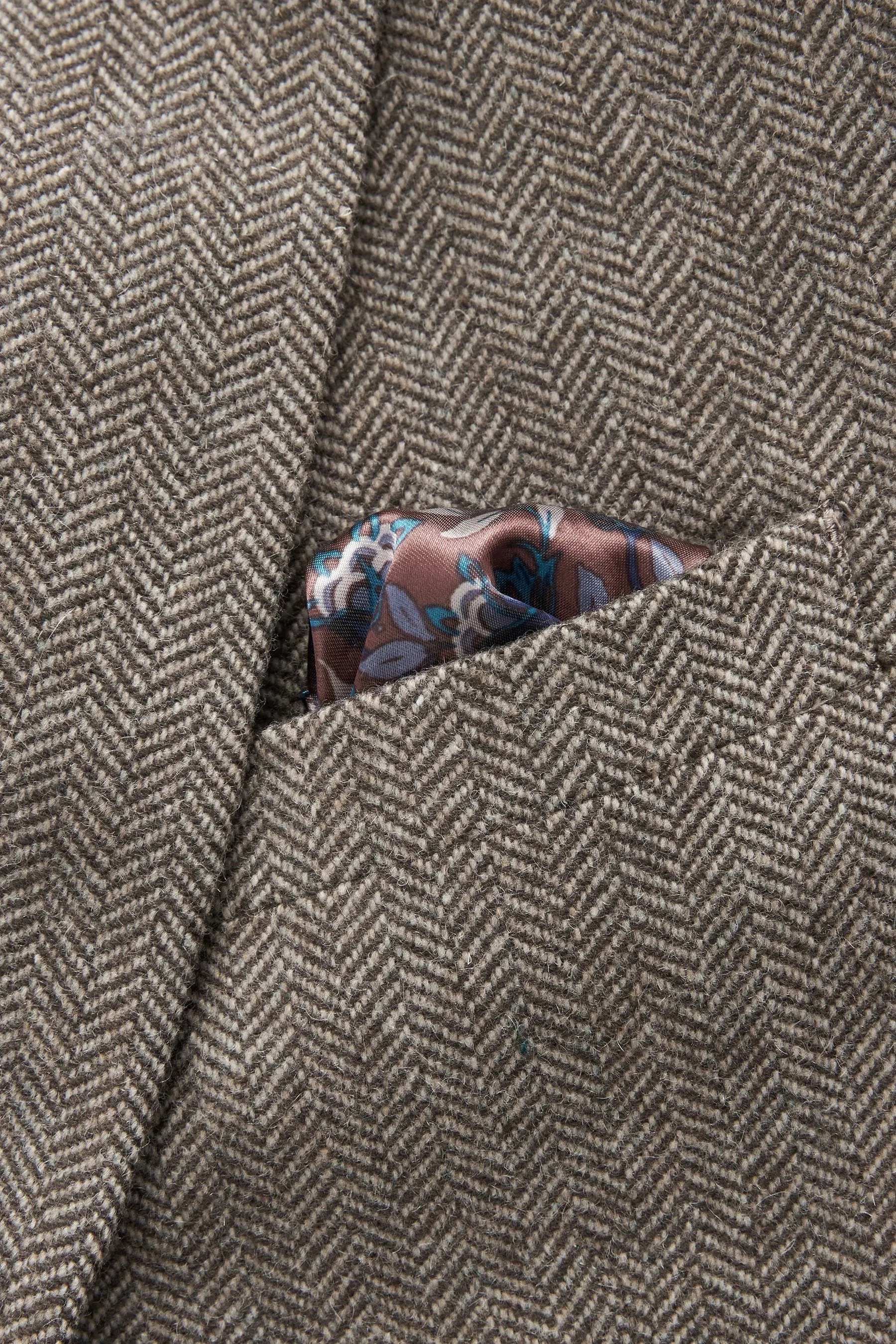 Nova Fides Signature - Blazer in lana a spina di pesce