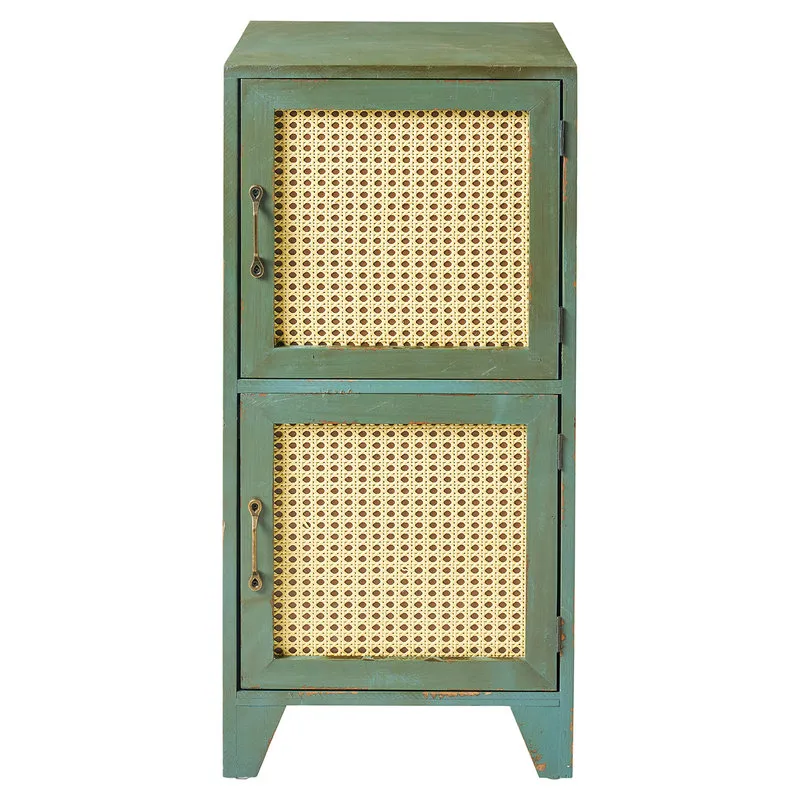 Novità Home Tonia - cabinet piccolo due sportelli verde