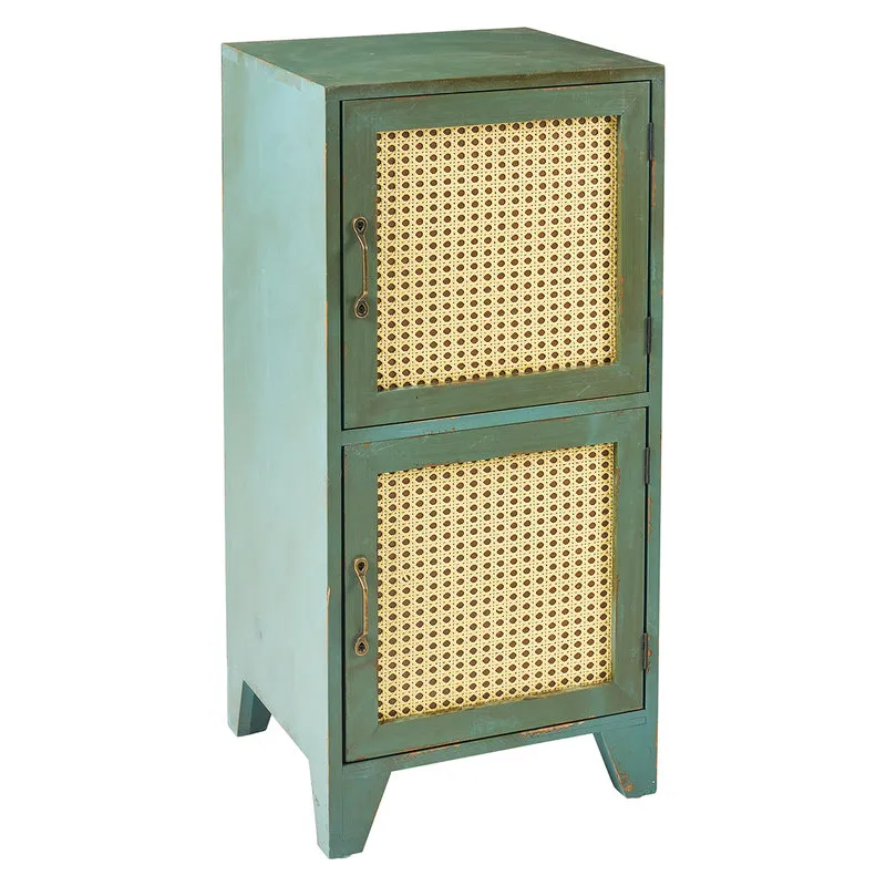 Novità Home Tonia - cabinet piccolo due sportelli verde