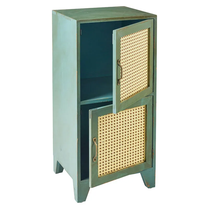 Novità Home Tonia - cabinet piccolo due sportelli verde