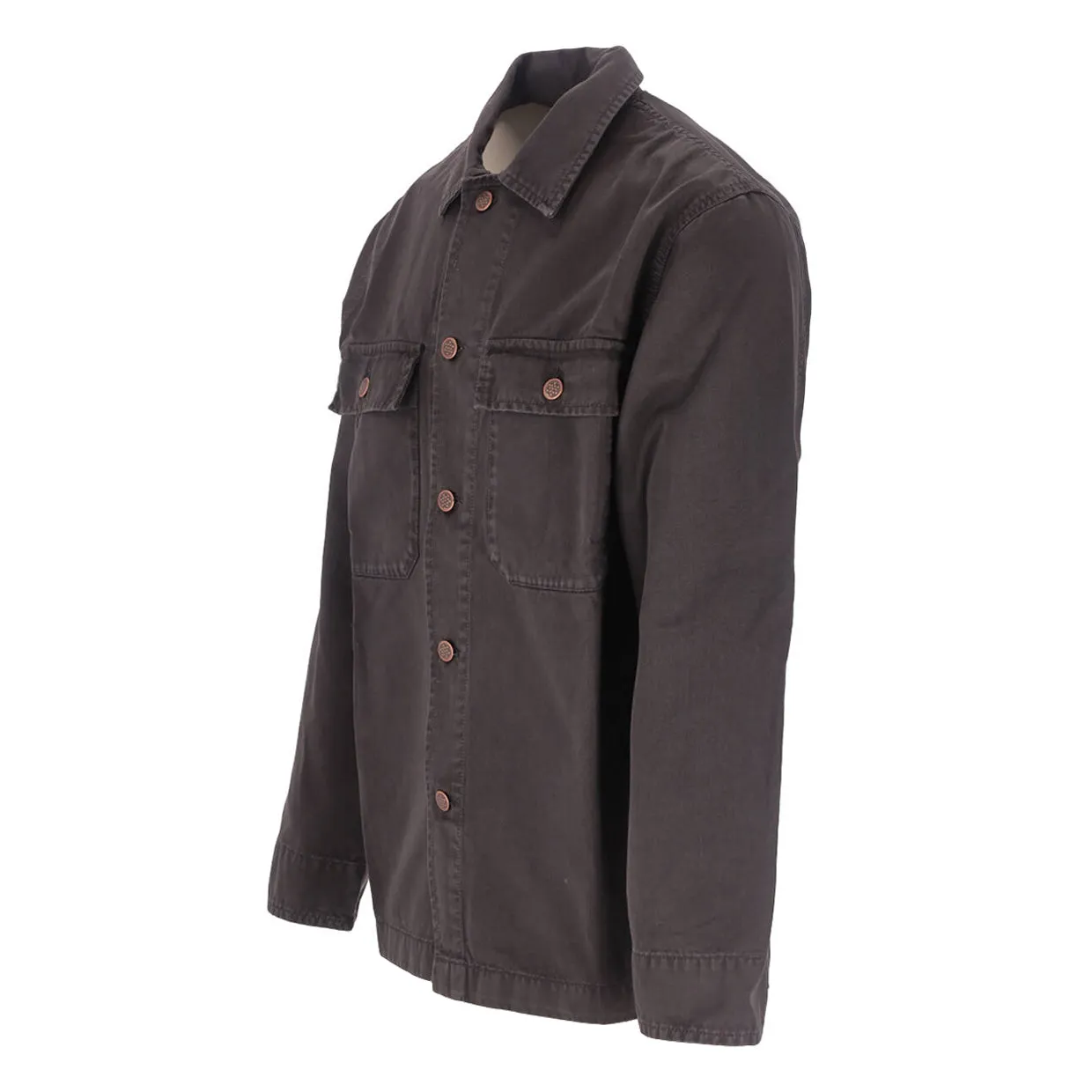 Overshirt Uomo Chesapeake's Willys Nero Lavato