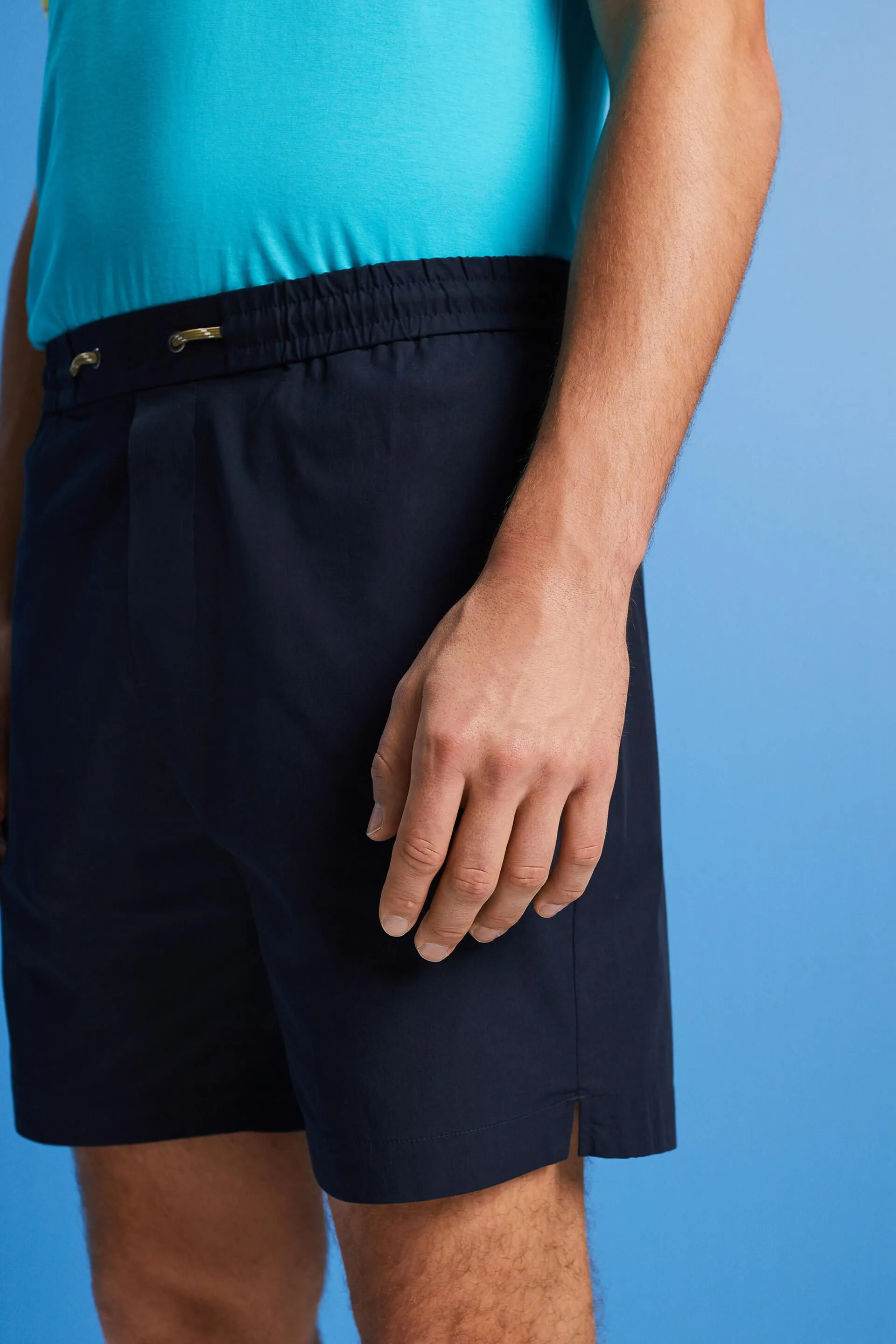 Pantaloncini in popeline di cotone