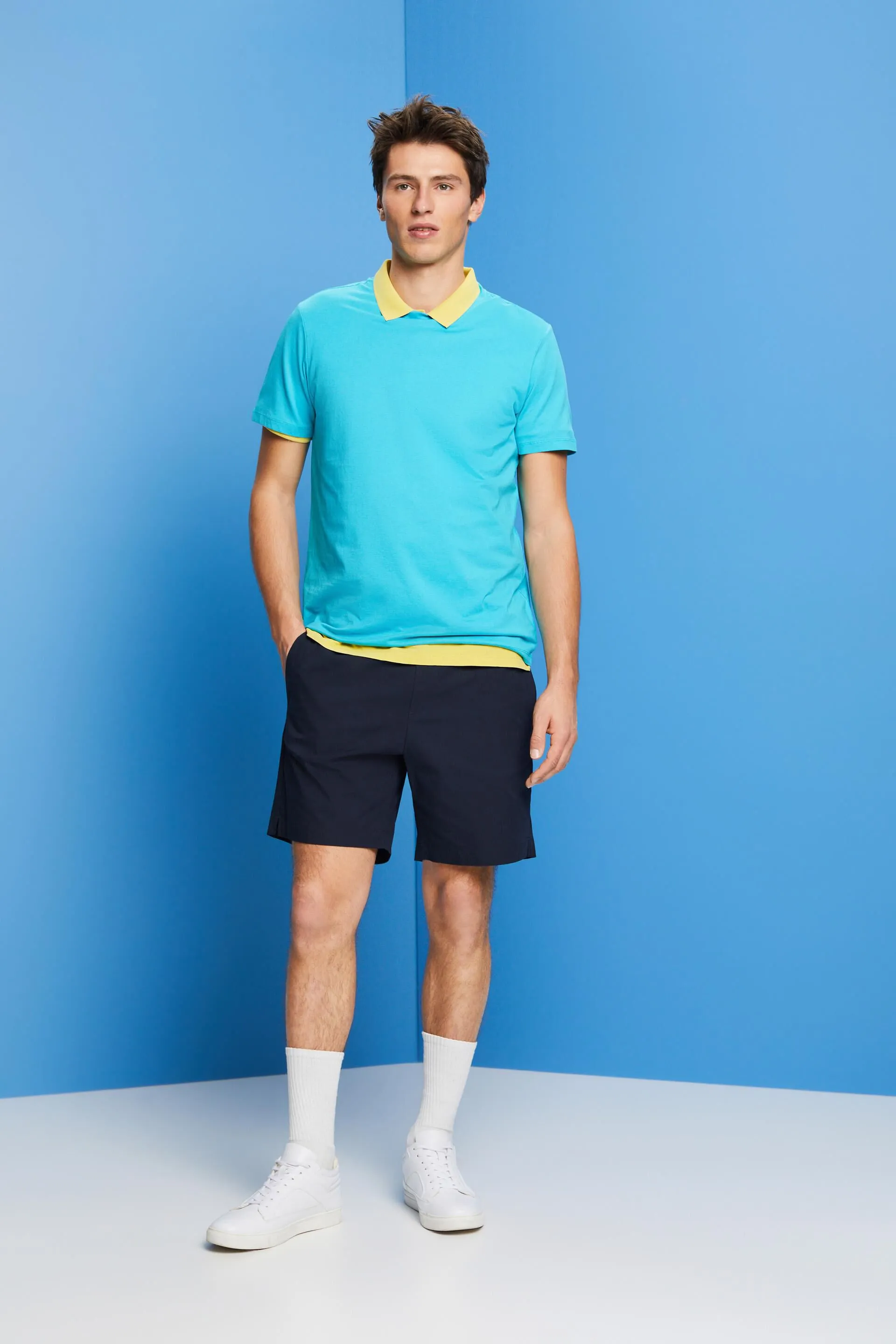 Pantaloncini in popeline di cotone
